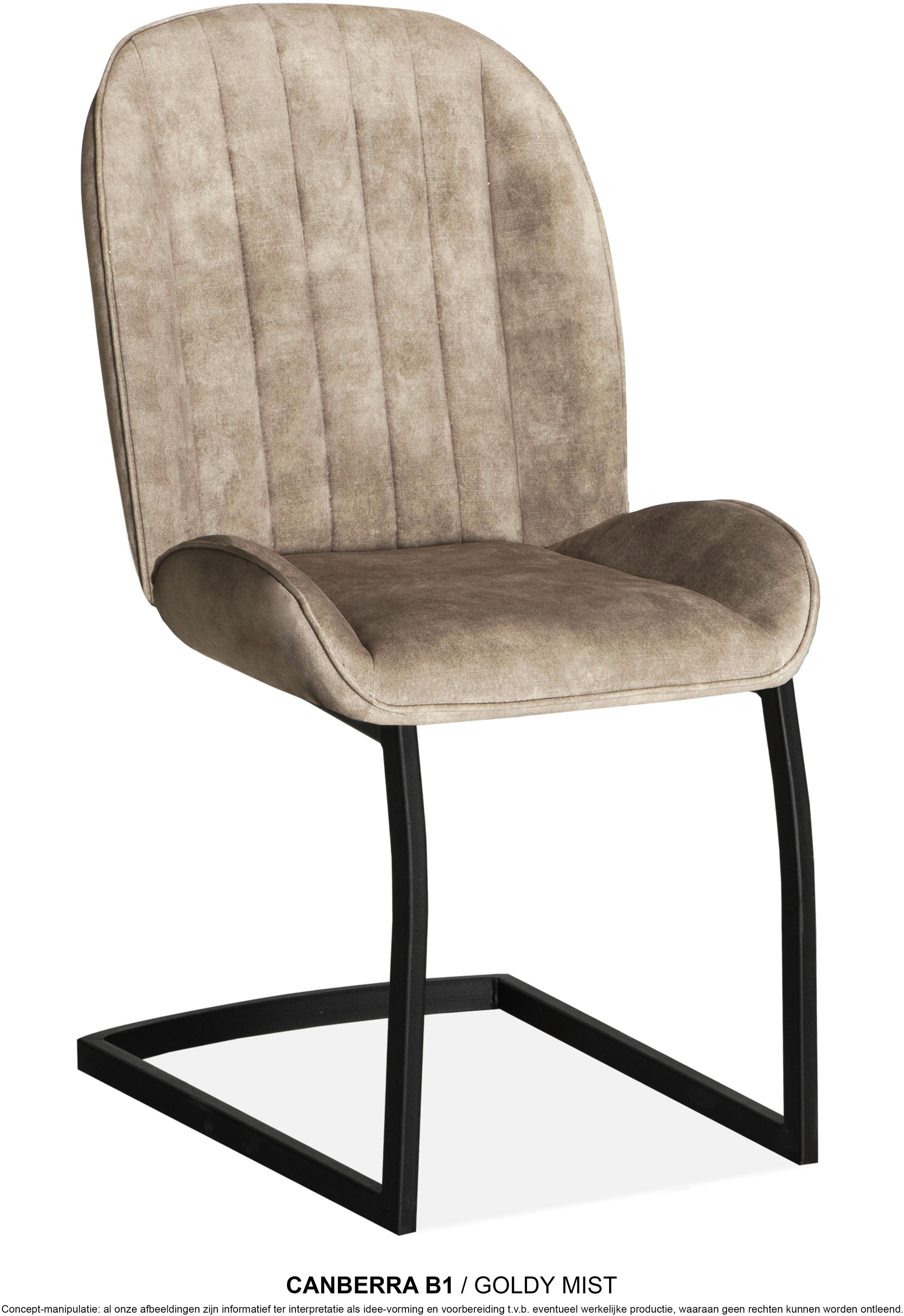 OMG Design Esszimmerstuhl »Canberra« (Set) 1 Stk.Esszimmerstuhl, pflegeleichter Samtvelour Bezug