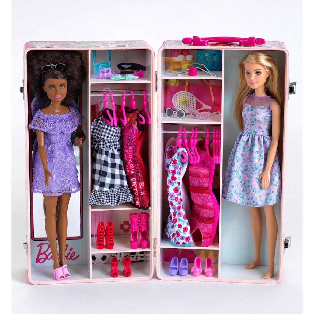 Klein Puppenkleiderschrank »Barbie Schrankkoffer«