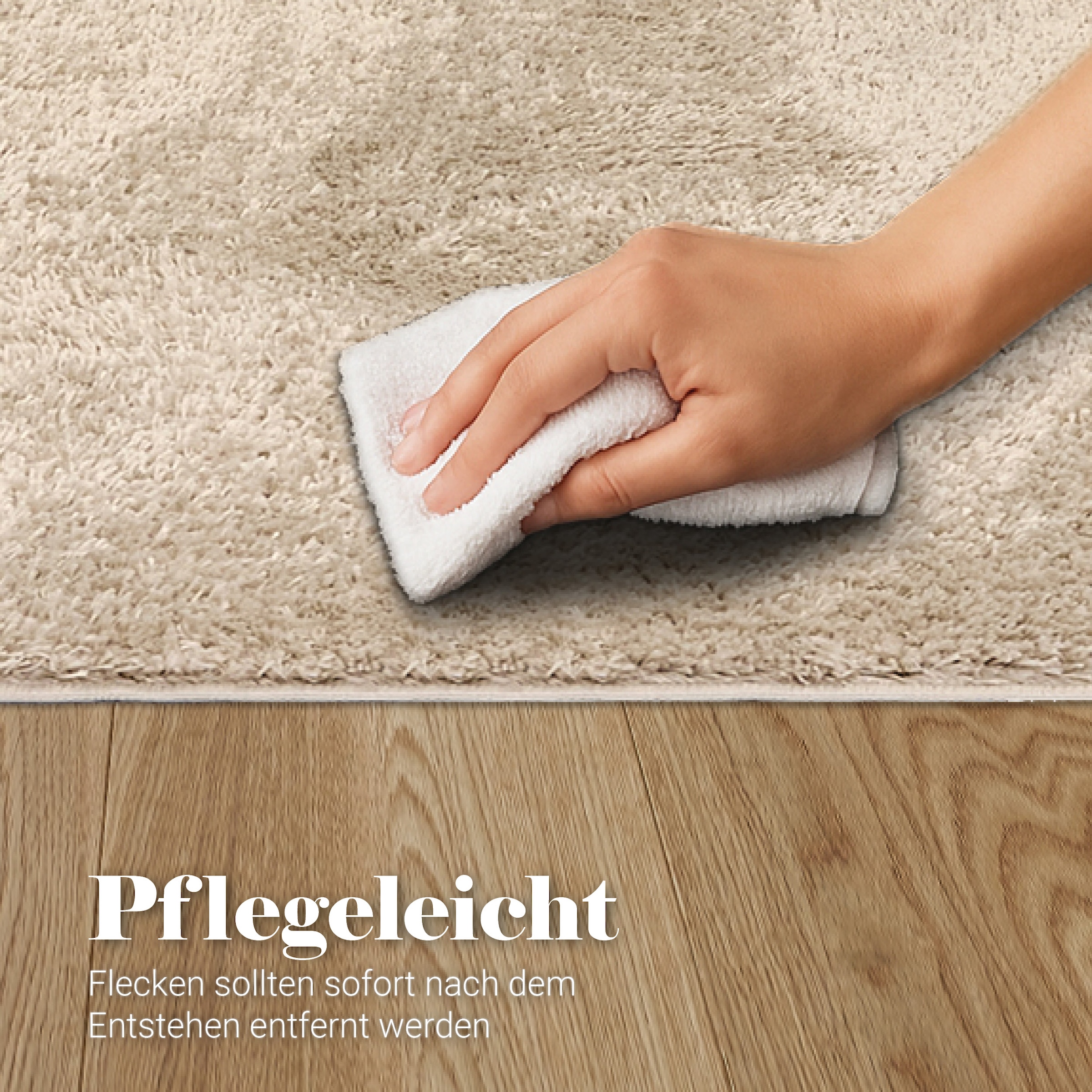 ASTRA Hochflor-Teppich »Paulie 250«, rechteckig, 25 mm Höhe, weicher Langflor, Shaggy, Wohnzimmer, Schlafzimmer