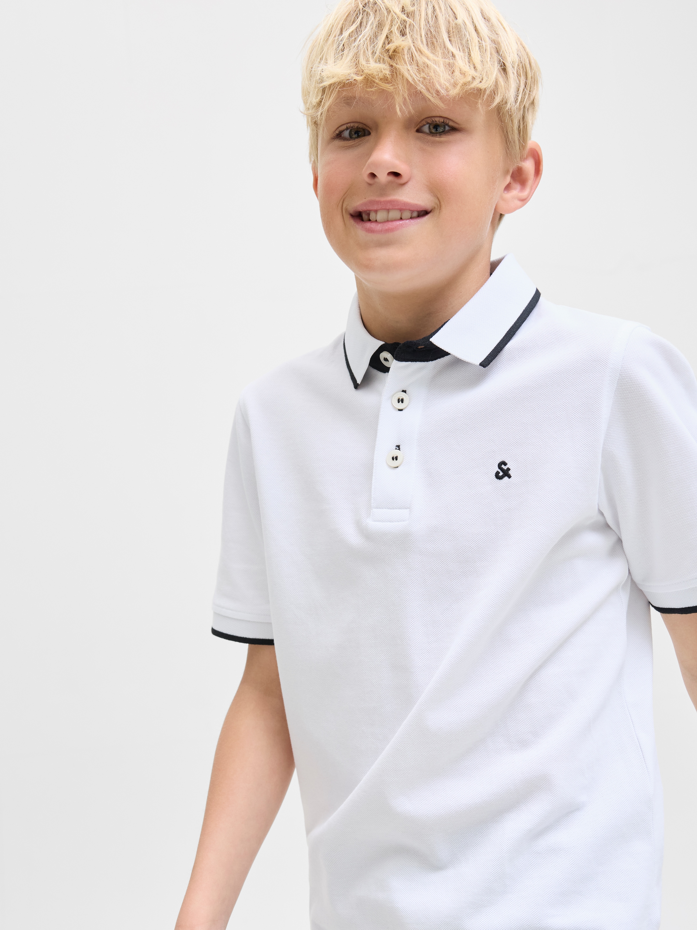 Jack & Jones Junior Poloshirt »JJEPAULOS POLO SS NOOS JNR«