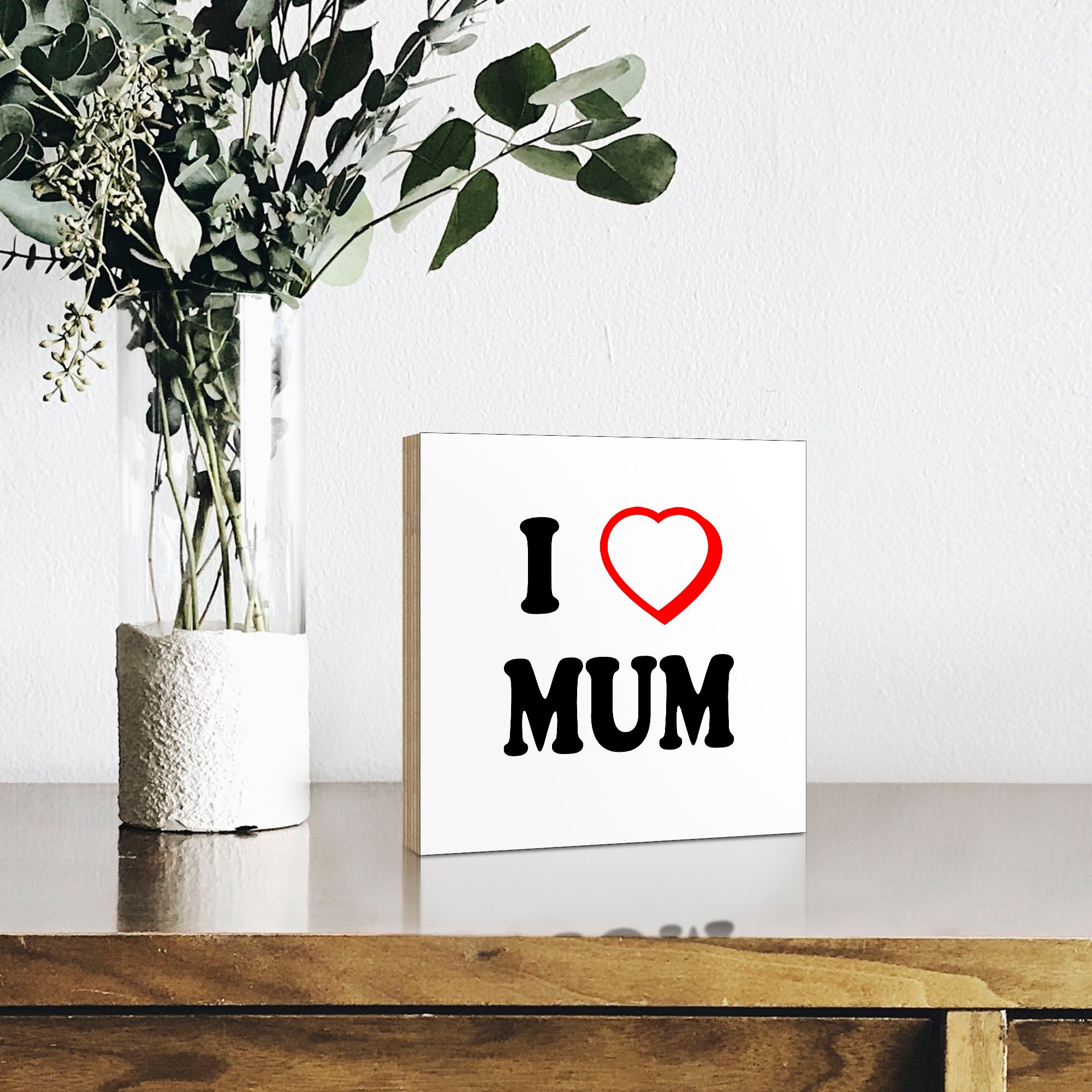 Artland Holzbild »Ich liebe Mama«, (1 St.)