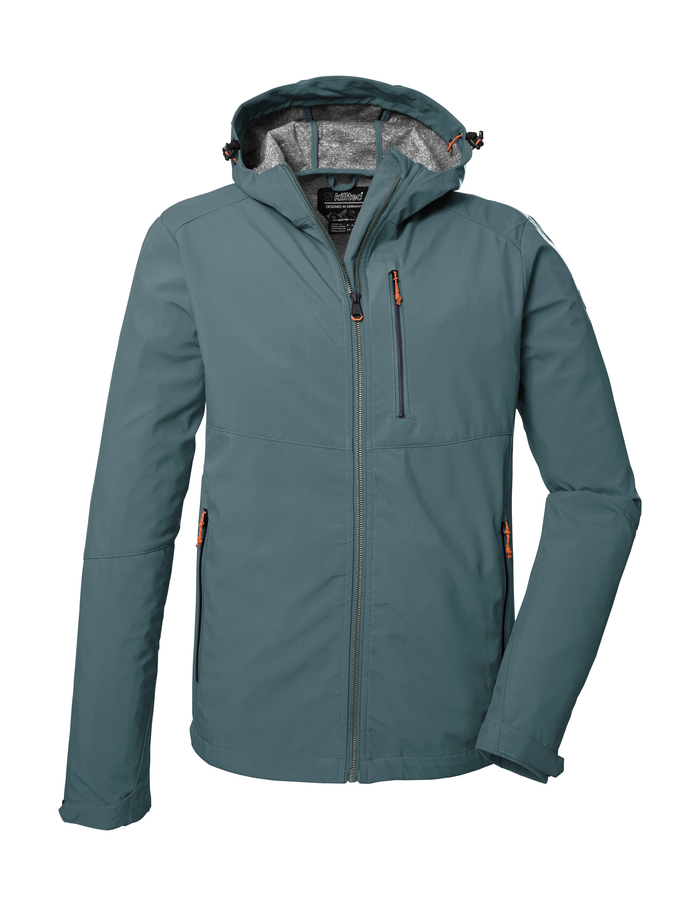 Killtec Softshelljacke »KOS 259 MN SFTSHLL JCKT« Wasserabweisende Softshelljacke mit verstellbarer Kapuze