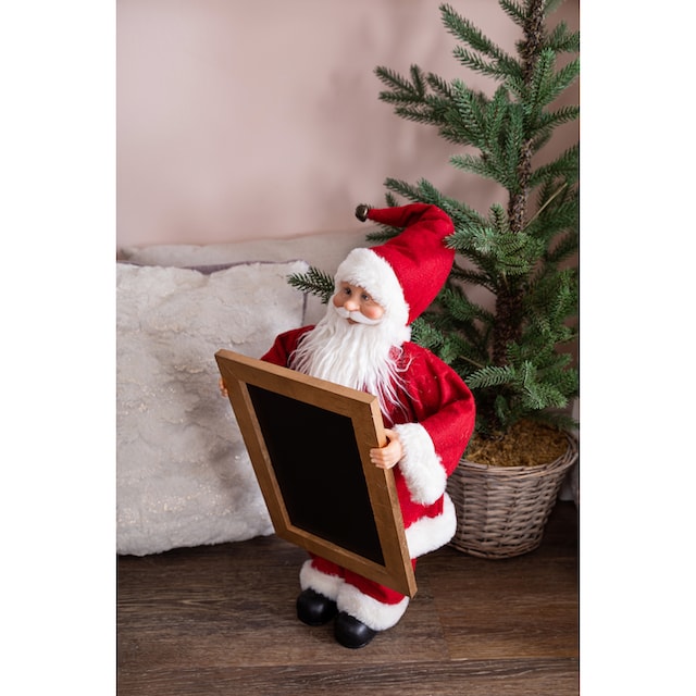Myflair Möbel & Accessoires Weihnachtsmann »Weihnachtsdeko rot«, mit Tafel  zum Beschriften, Höhe ca. 61 cm bestellen online bei OTTO