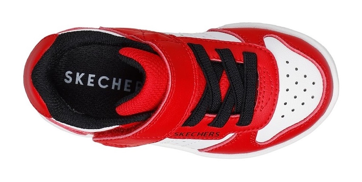 Skechers Lauflernschuh »QUICK STREET«, Retro Sneaker mit Klettverschluss, Größenschablone zum Download