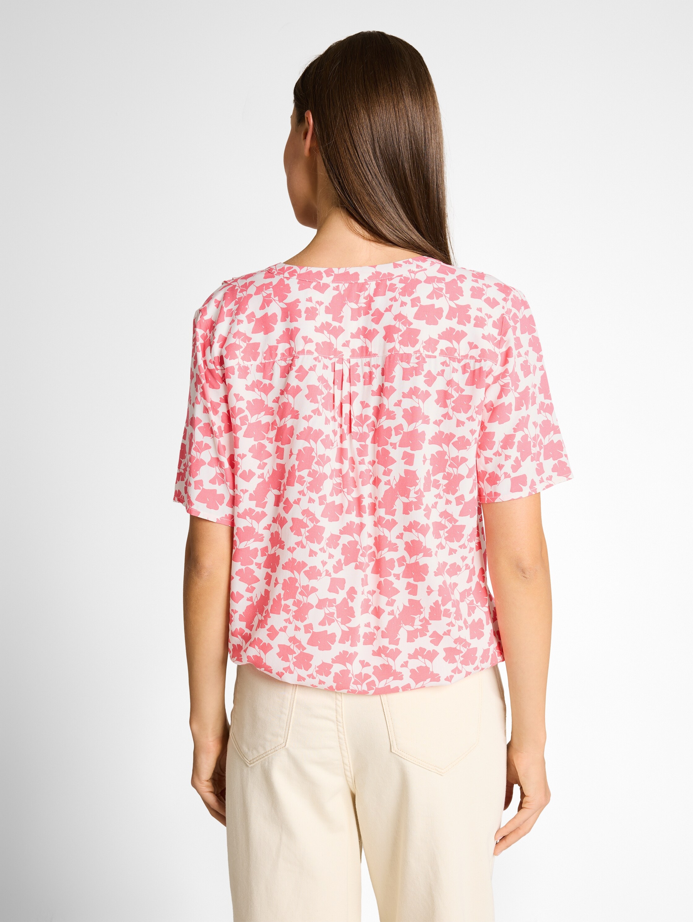 TOM TAILOR Klassische Bluse mit All-Over Print