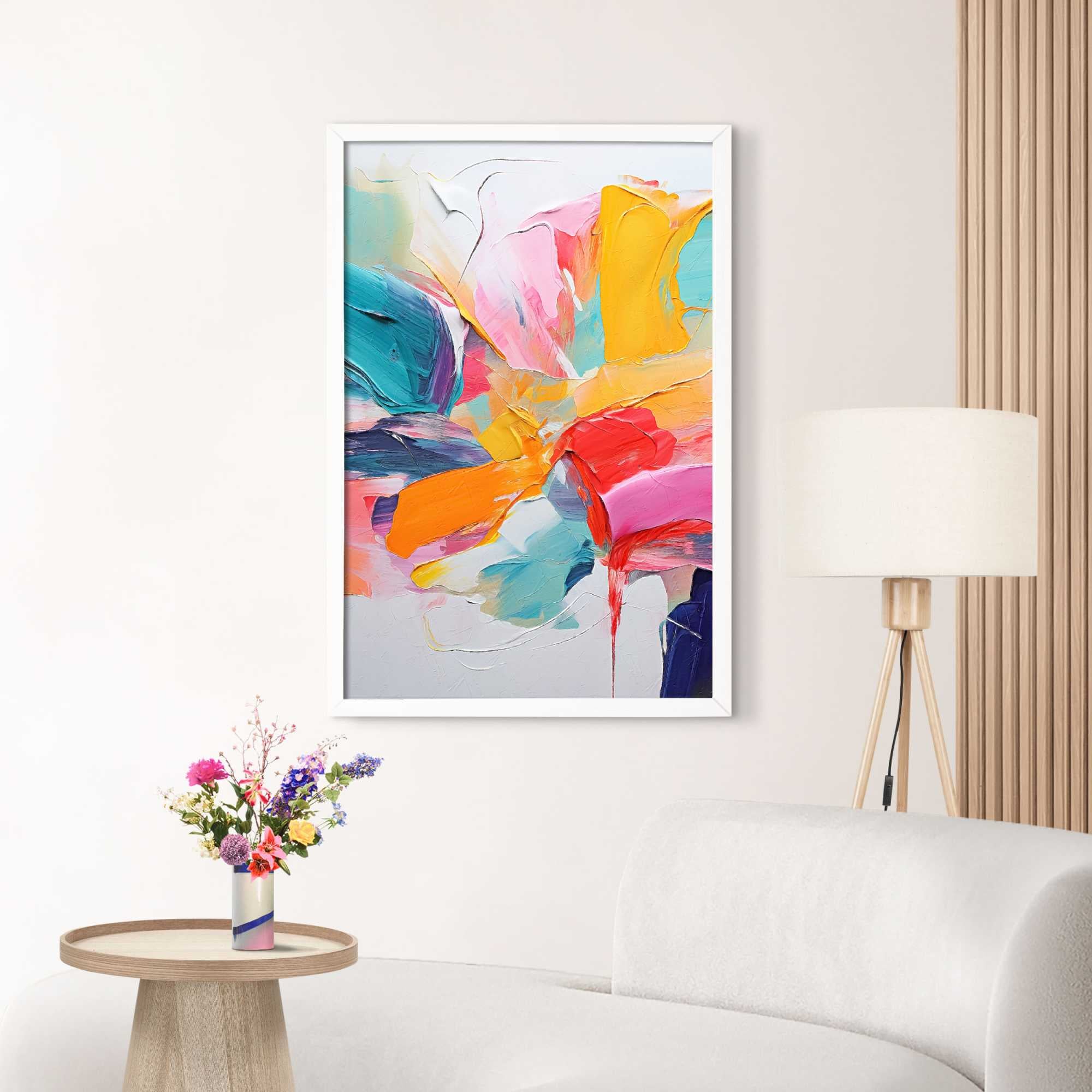 Reinders! Bilderrahmen »Bilderrahmen Poster 61x91,5 oder 50x70« für 1 Bilder Wohnzimmer - Weiß - MDF -  64,5x95 cm