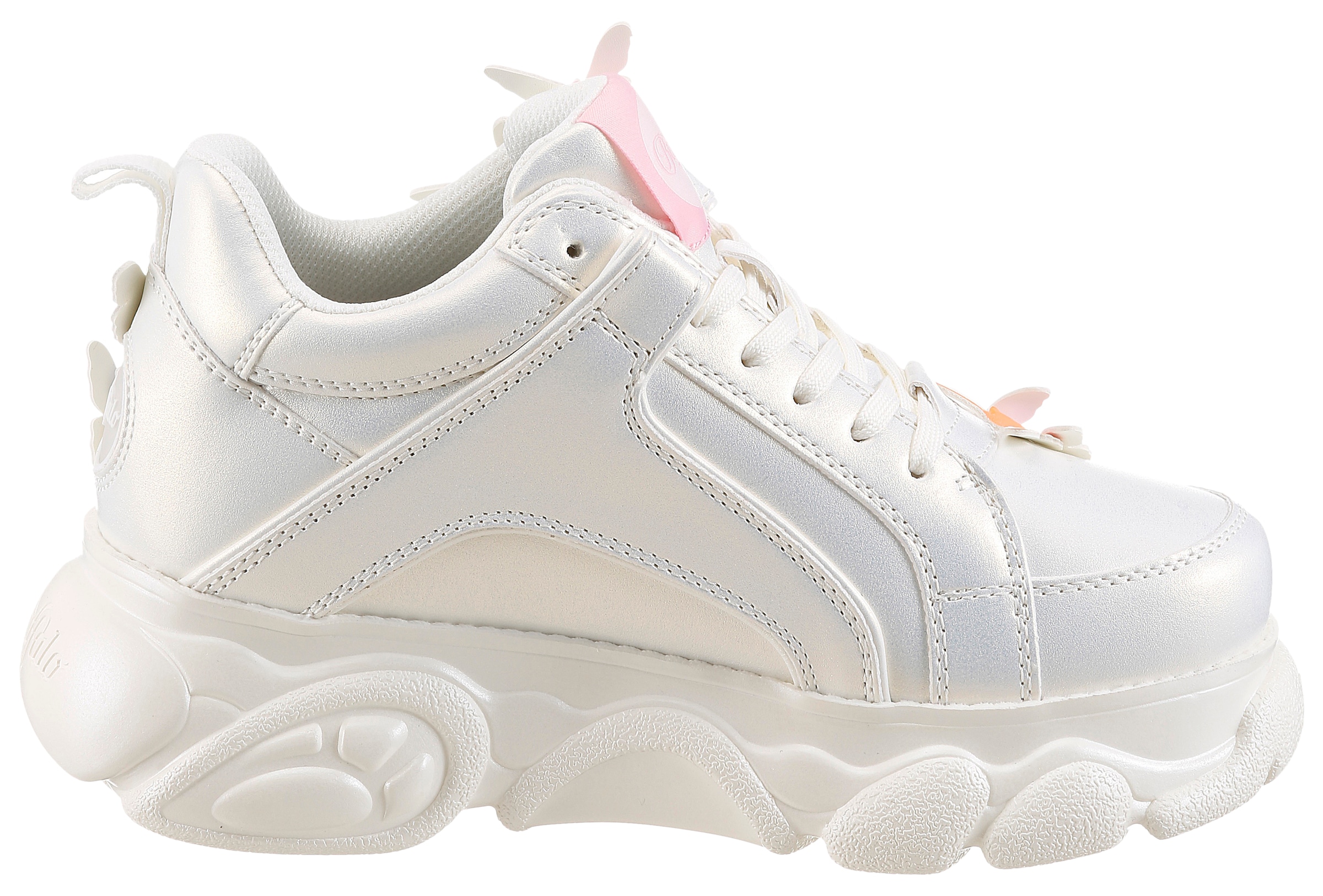 Buffalo Plateausneaker  Freizeitschuh, Halbschuh, Schnürer mit Logoschriftzug