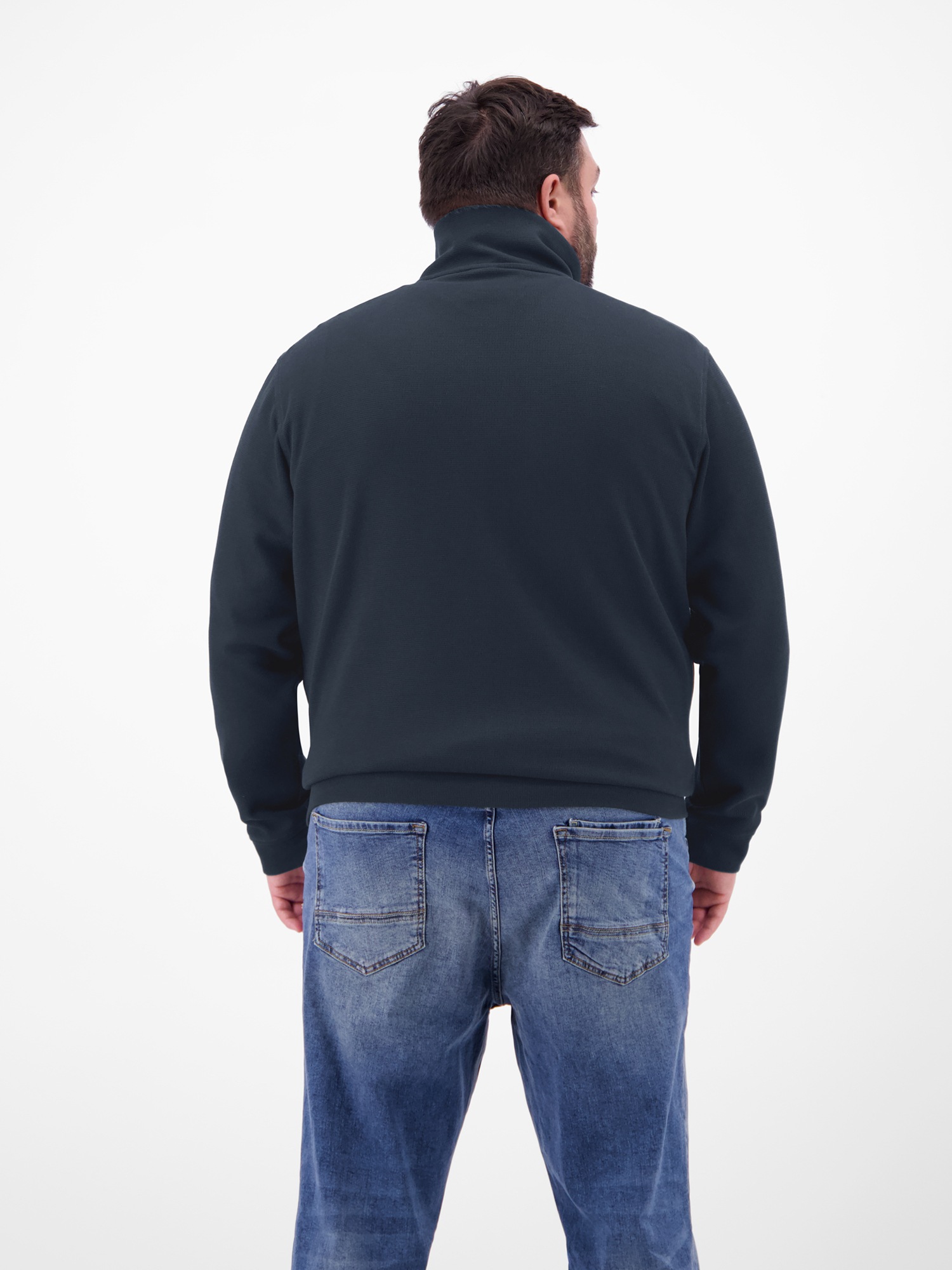 LERROS Sweatjacke »Sweatjacke aus weichem Baumwollmischgewebe«