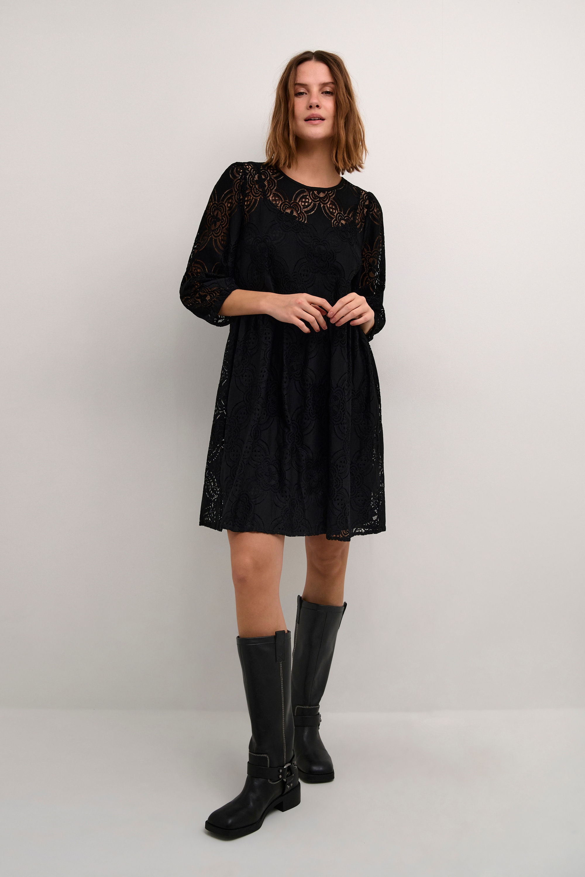 KAFFE Midikleid »Kleid KApaula«