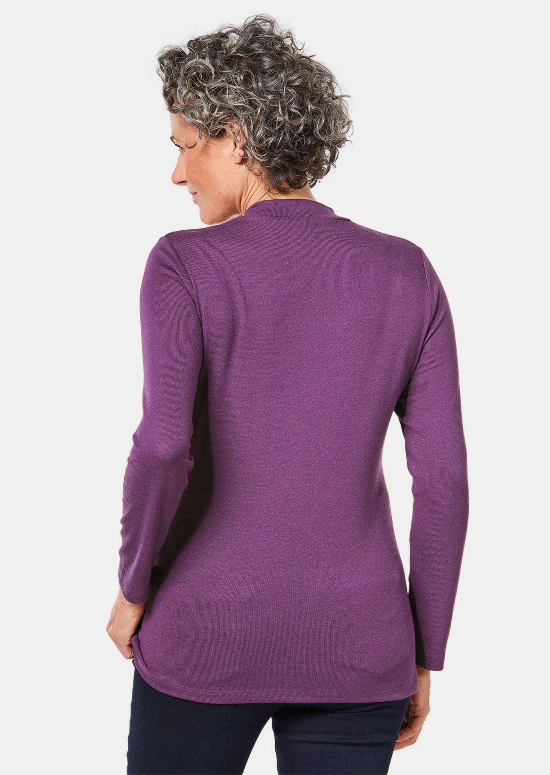 GOLDNER Longpullover »Kurzgröße Strickshirt«