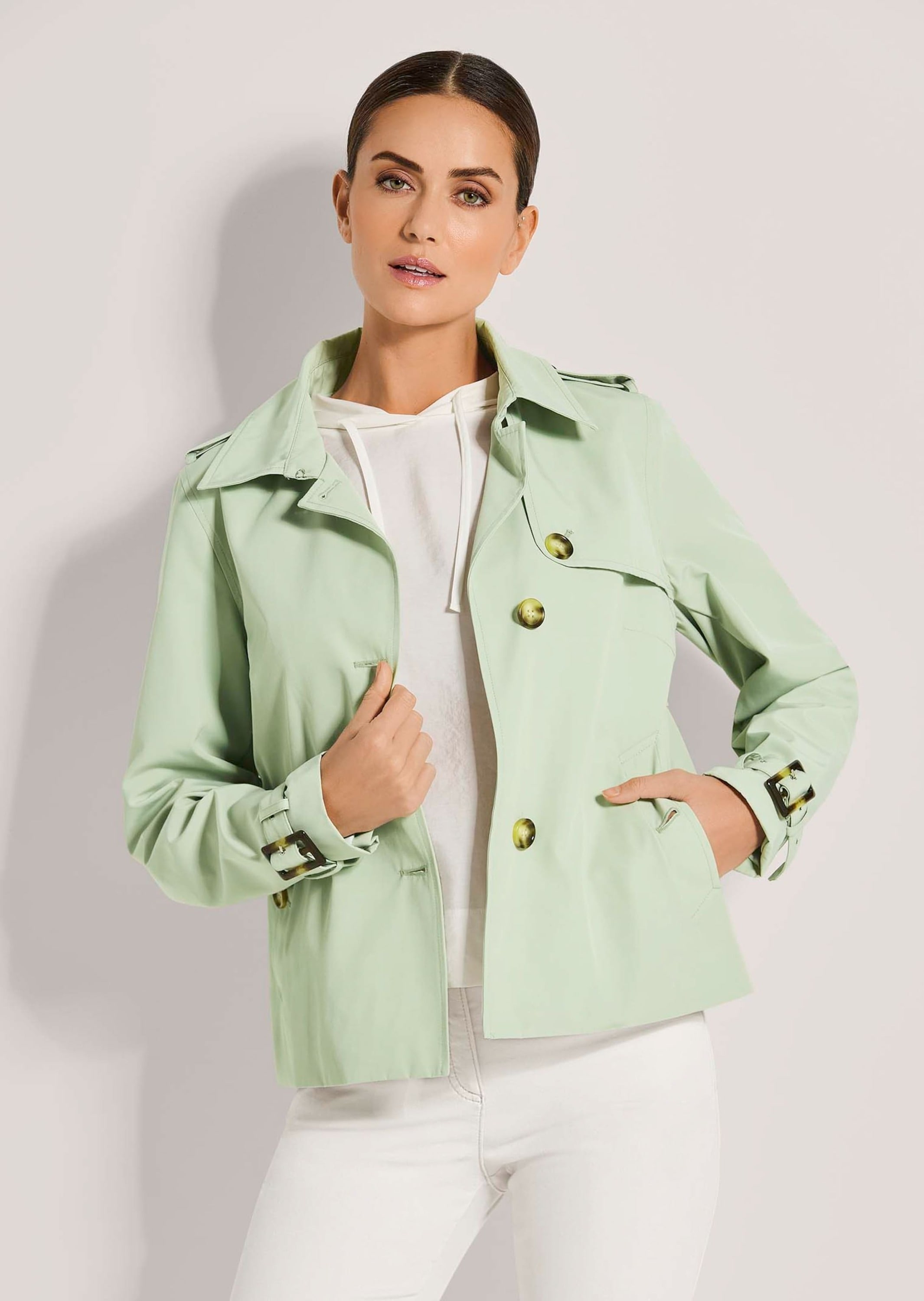 MADELEINE Trenchcoat »Kurzjacke Verkürzte Trenchjacke mit Taschen«