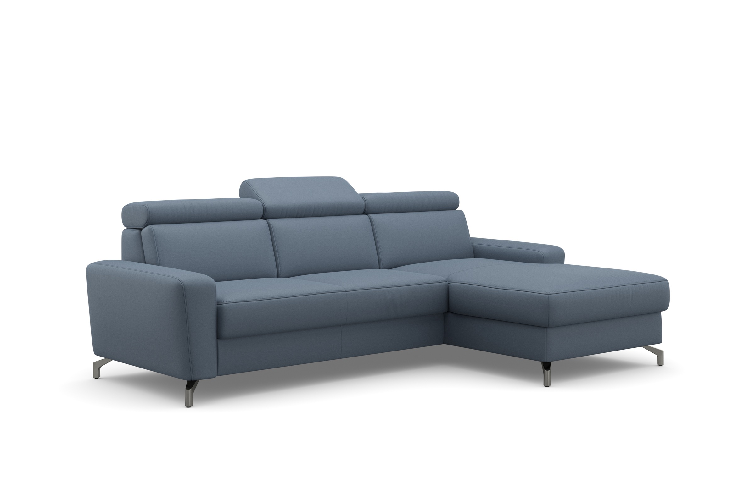 sit&more Ecksofa »Scarlett L-Form«, inklusive Kopfteilverstellung, wahlweise mit Bettfunktion, Bettkasten
