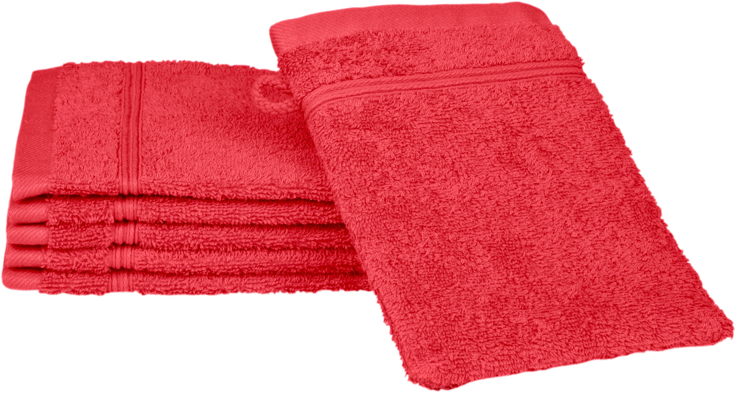 Ross Waschhandschuh »Rubin« 100% Baumwolle in rosa, Größe B/L: 16 cm x 22 cm