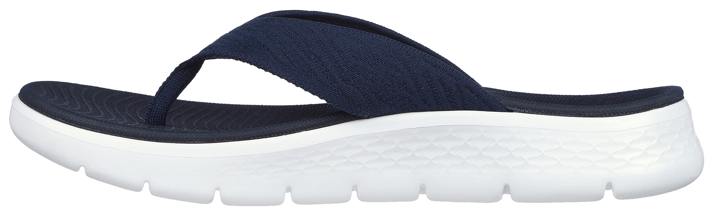 Skechers Zehentrenner »GO WALK FLEX SANDAL-SPLENDOR-X«, Sommerschuh, Schlappen, Poolsildes mit Goga Mat Footbed