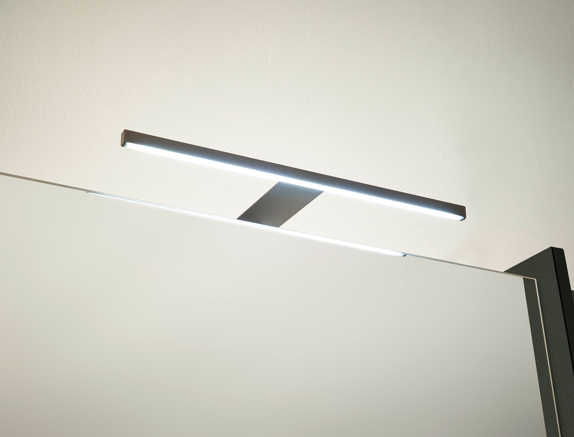 BASIC by Balculina Spiegelschrank »Palermo, BxHxT 80x72x22 cm« 1 Stk. tlg. Breite 60cm, Softclose, LED-Beleuchtung