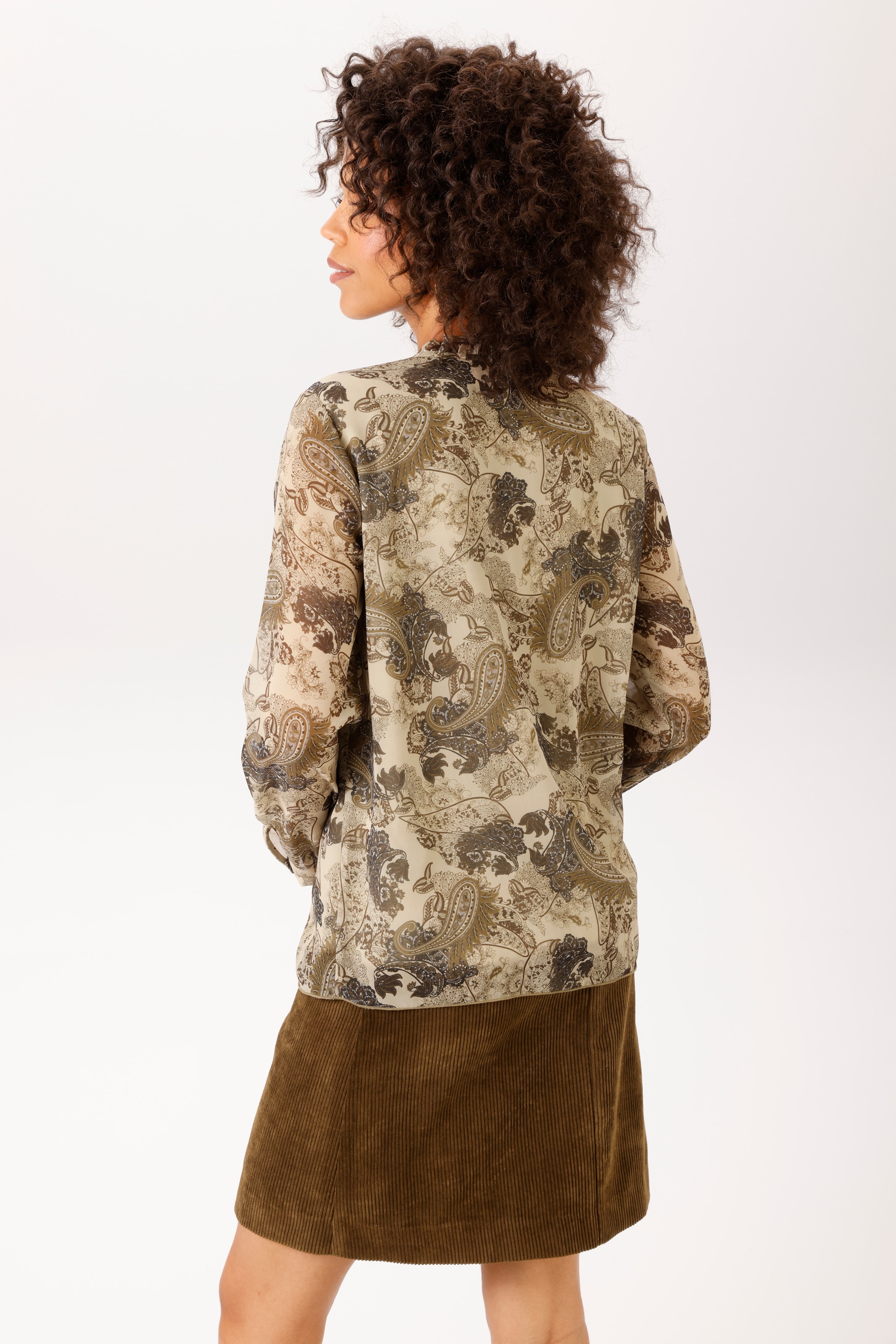 Aniston CASUAL Schlupfbluse mit farbharmonischem Paisley-Muster - NEUE KOLLEKTION