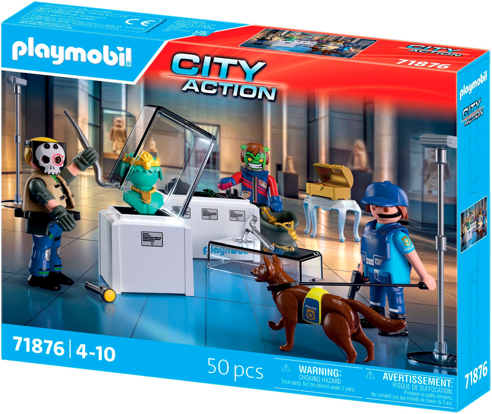 Playmobil® Konstruktions-Spielset »Diamentenraub (71876), Action Heroes«, (50 St.), Made in Europe