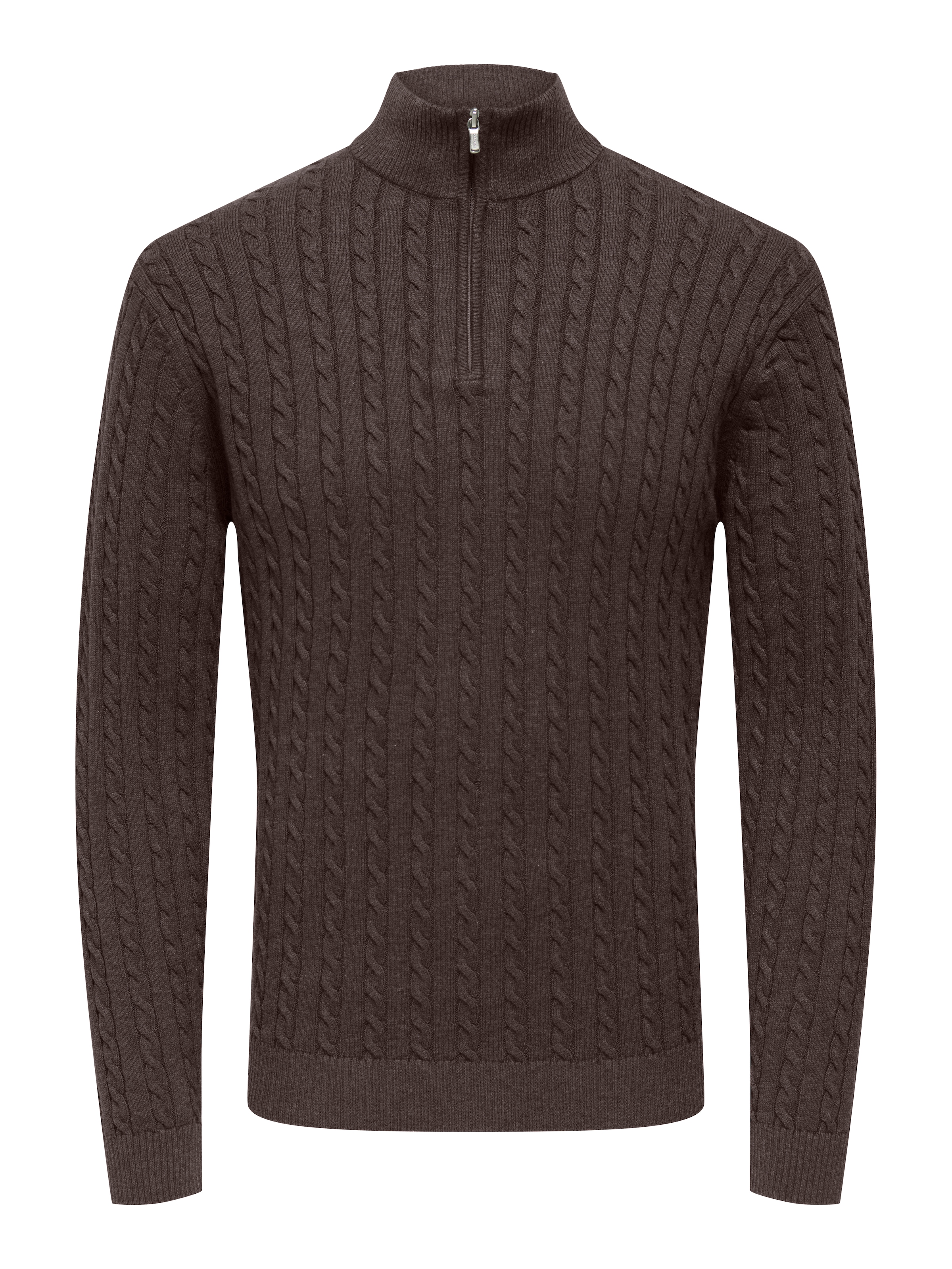 ONLY & SONS Troyer »ONSLOUI REG 12 CABEL HALF ZIP KNIT«