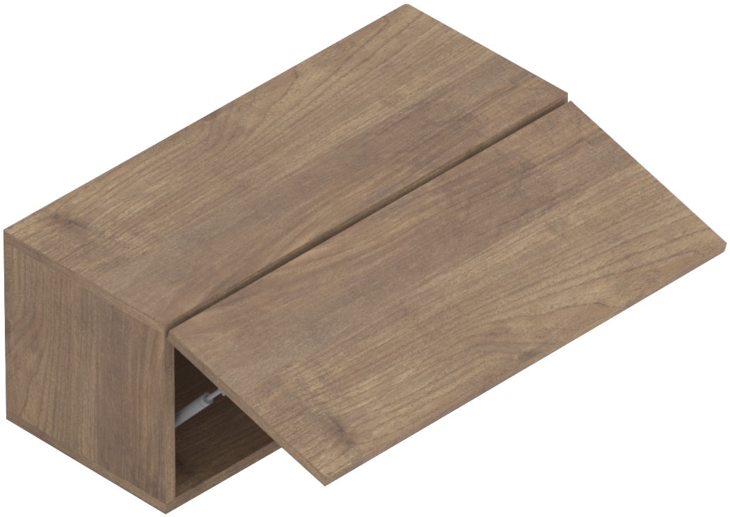 Home affaire Hängevitrine »Infinity Breite 69 cm, Höhe 29 cm, Hängeschrank mit 1 Klappe,« Wandschrank waagerecht zu hängen, verschiedene Farben