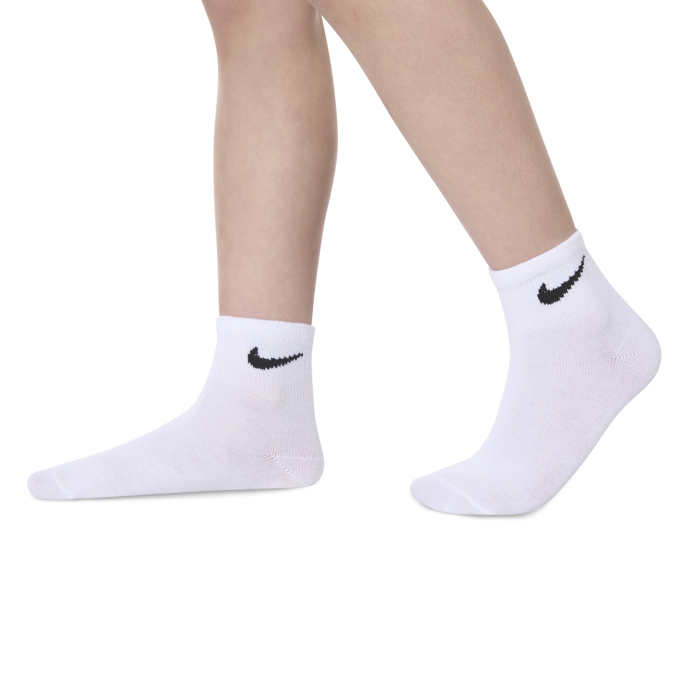 Nike Sportswear Sportsocken »NHN NIKE BASIC PACK QUARTER« Packung, 6 Stk. tlg. für Kinder (4-5 Jahre), für sportive Aktivitäten, mit Labelstickerei