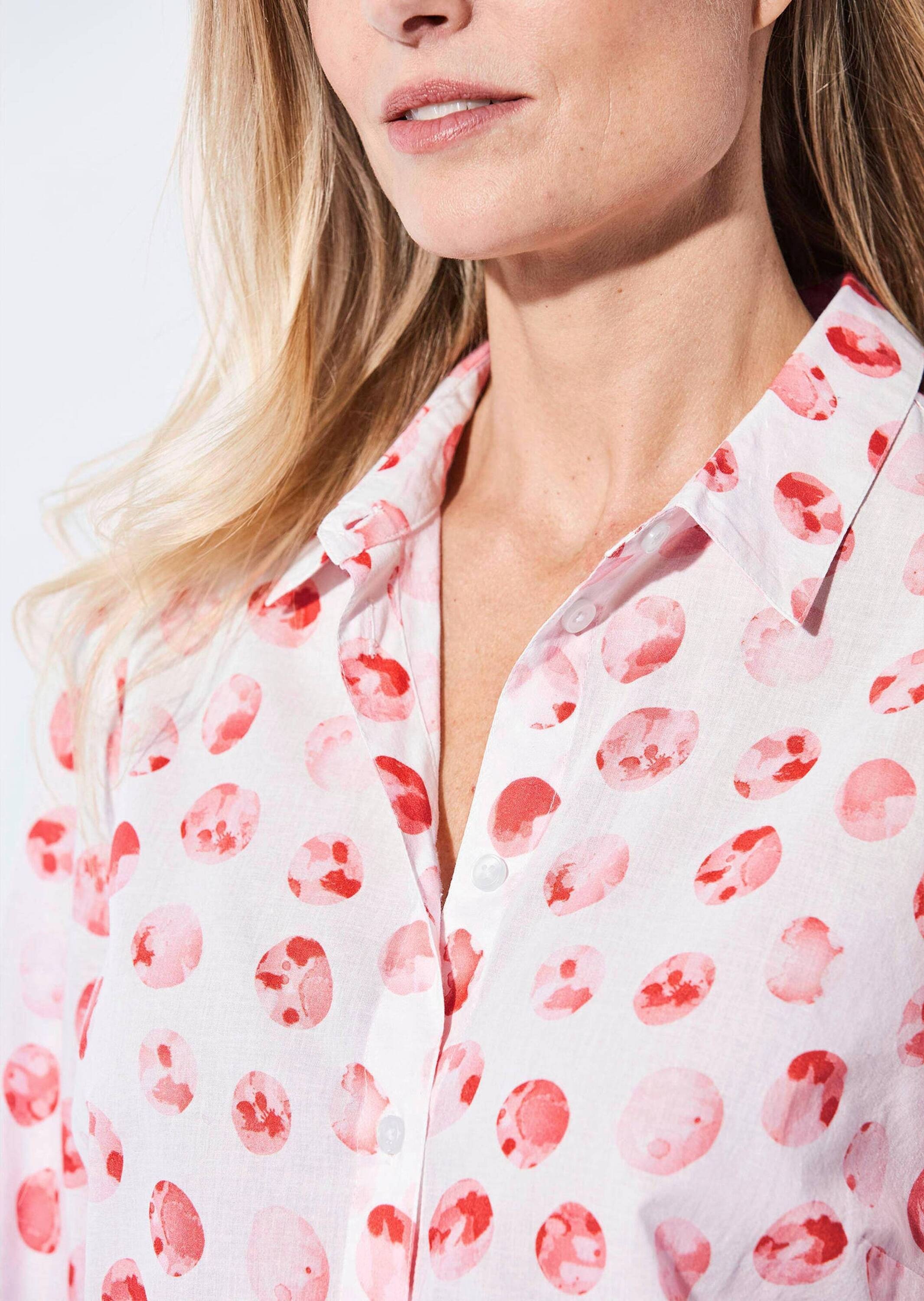 GOLDNER Klassische Bluse »Bluse mit Hemdkragen«