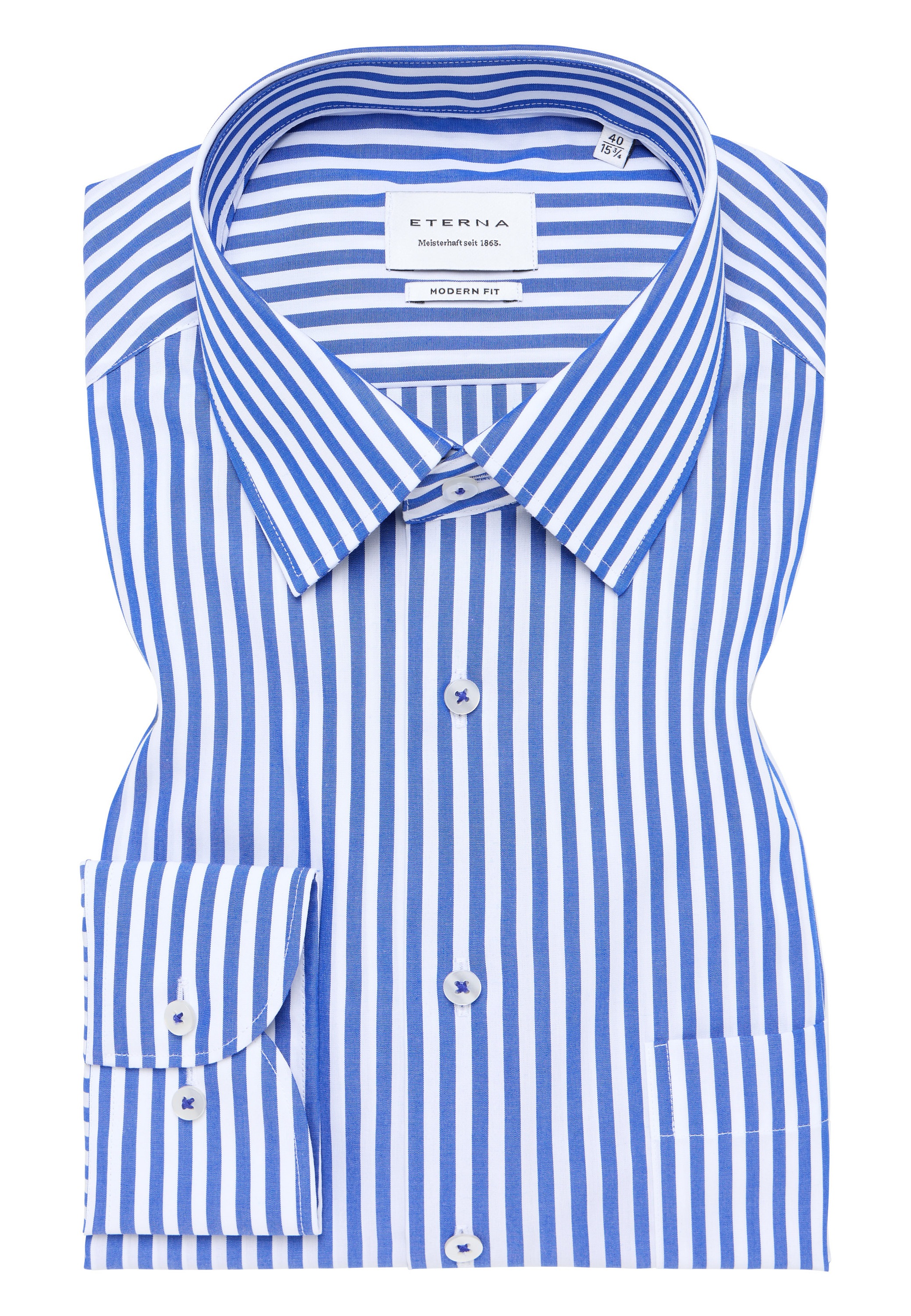 Eterna Langarmhemd »MODERN FIT«, NON IRON (bügelfrei)