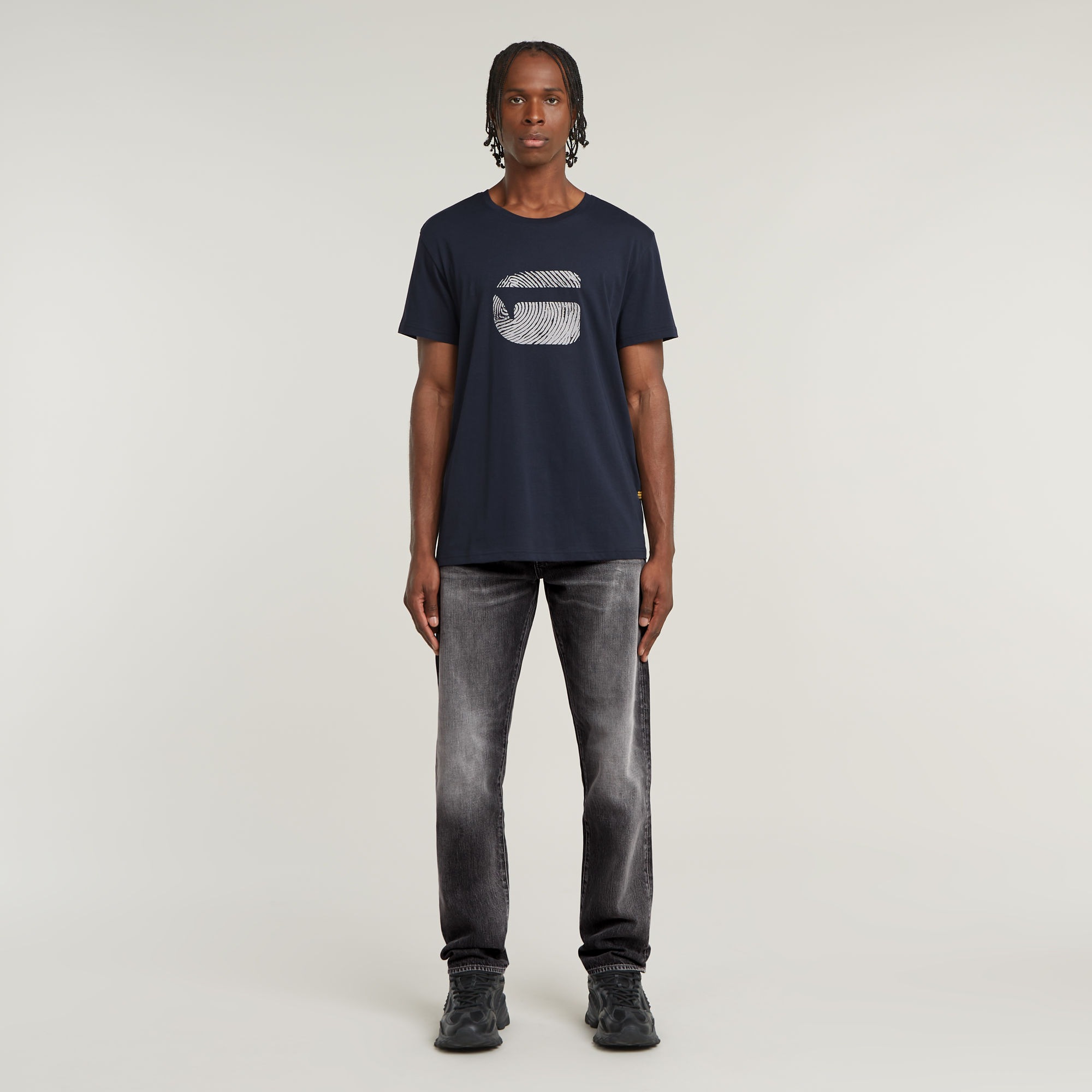 G-STAR T-Shirt »Finger Print Burger«, mit Grafikprint