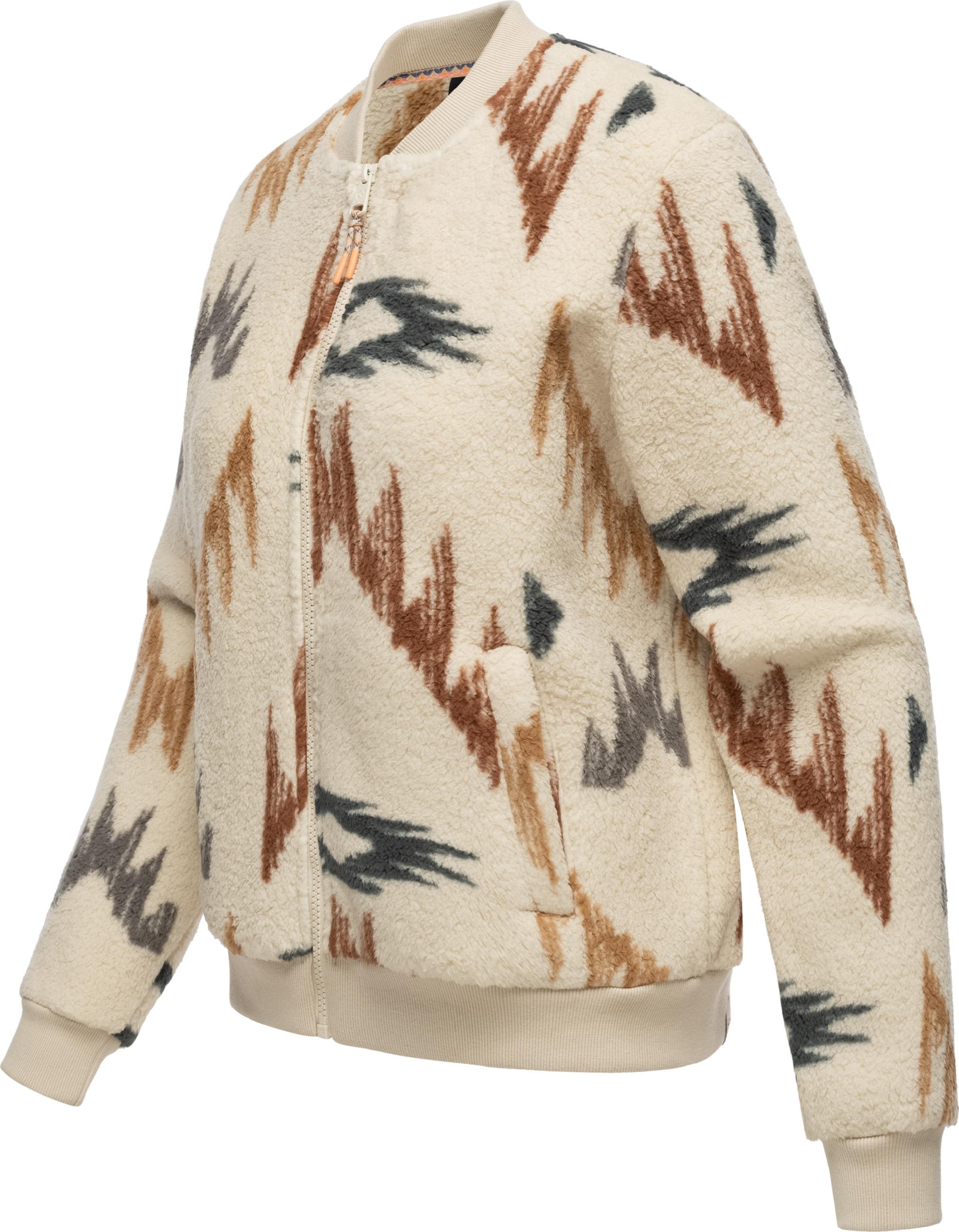 Ragwear Kapuzensweatjacke »Plüschjacke Cairro Aztec«