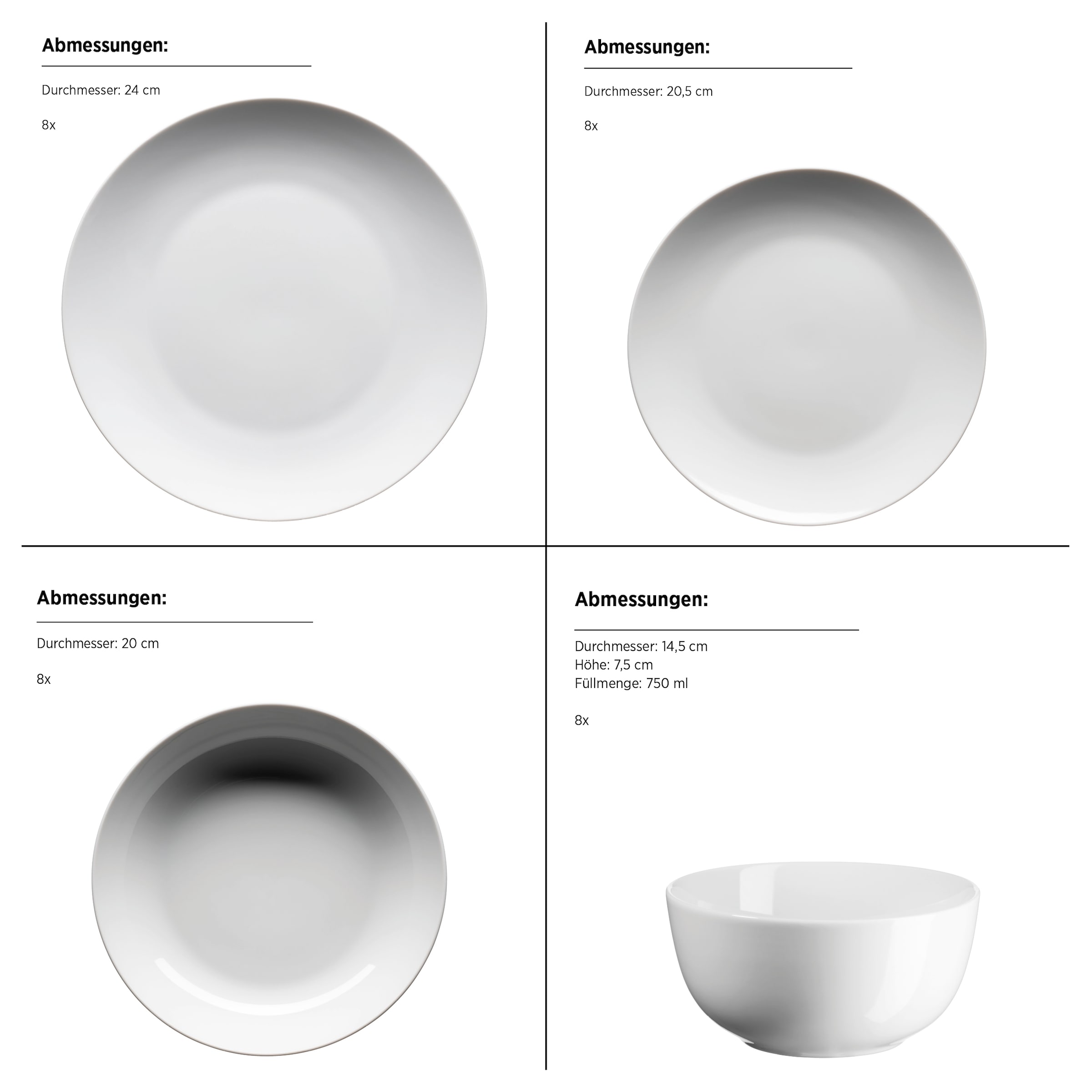 MÄSER Kombiservice »Barca«