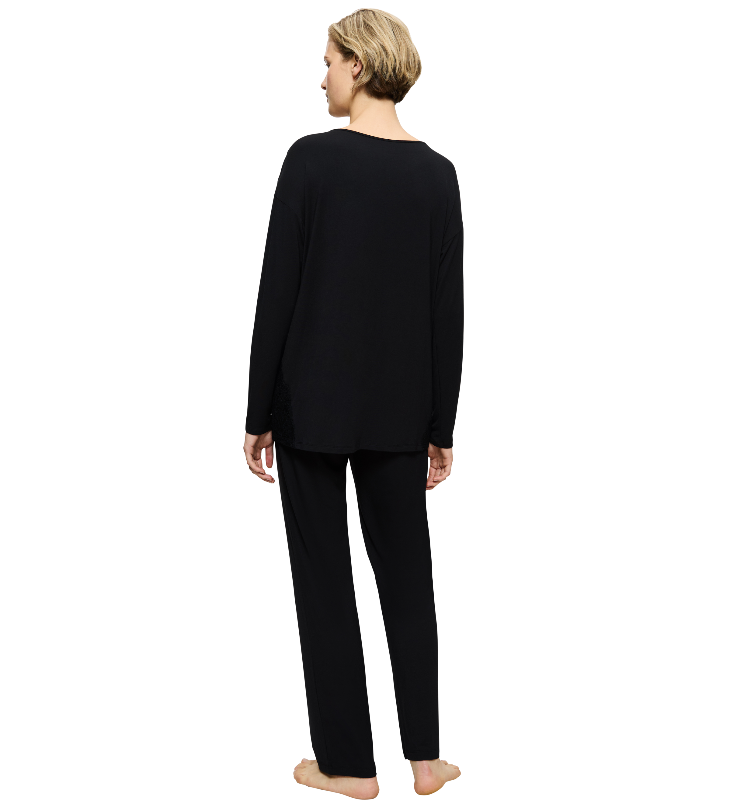 Triumph Pyjama »Timeless Sensuality PK LSL«, (2 tlg.), atumgsaktiv und weich