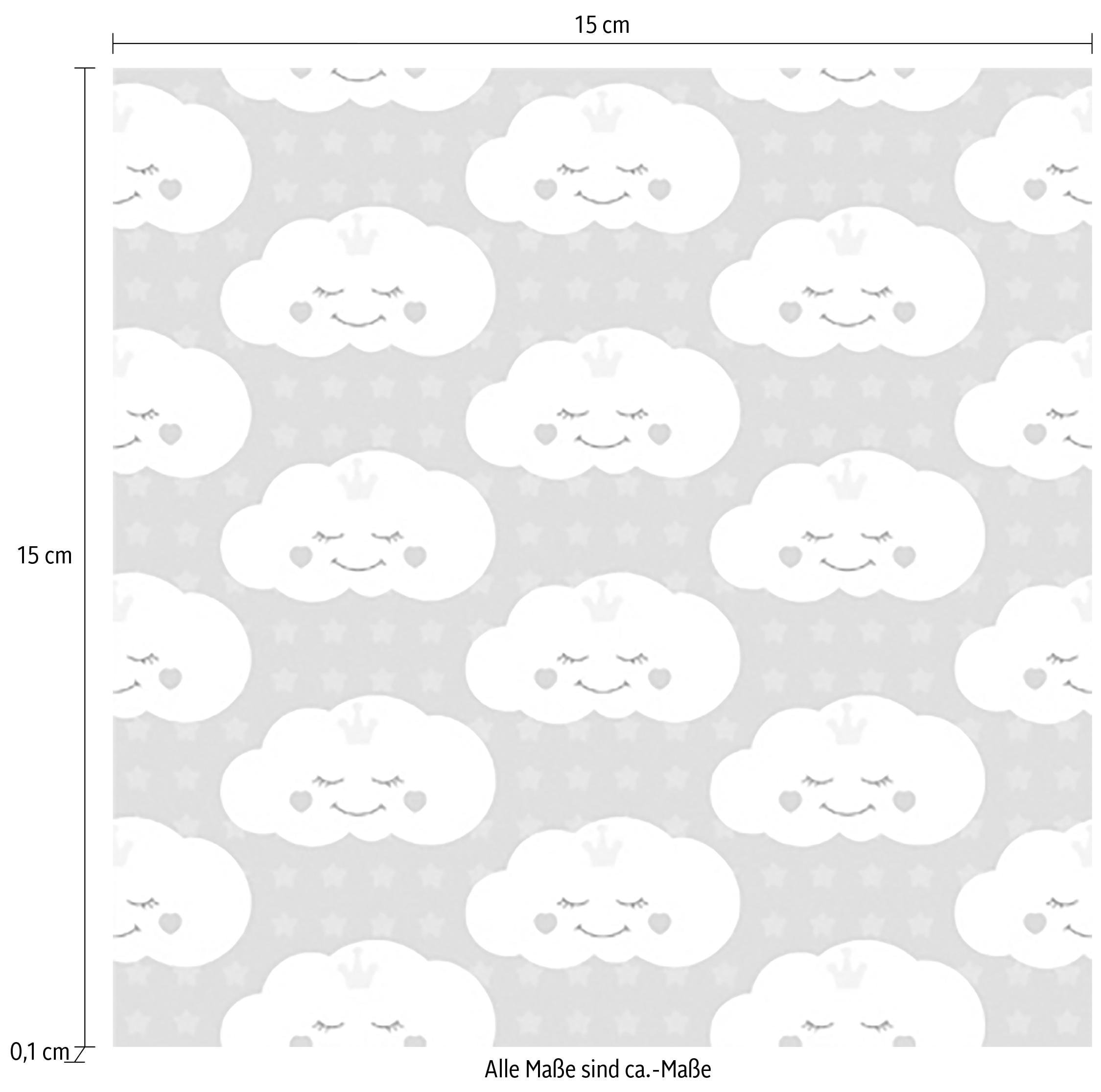 queence Fliesenaufkleber »Wolken«, Stickerfliesen, selbstklebend, Sticker, 12er Set