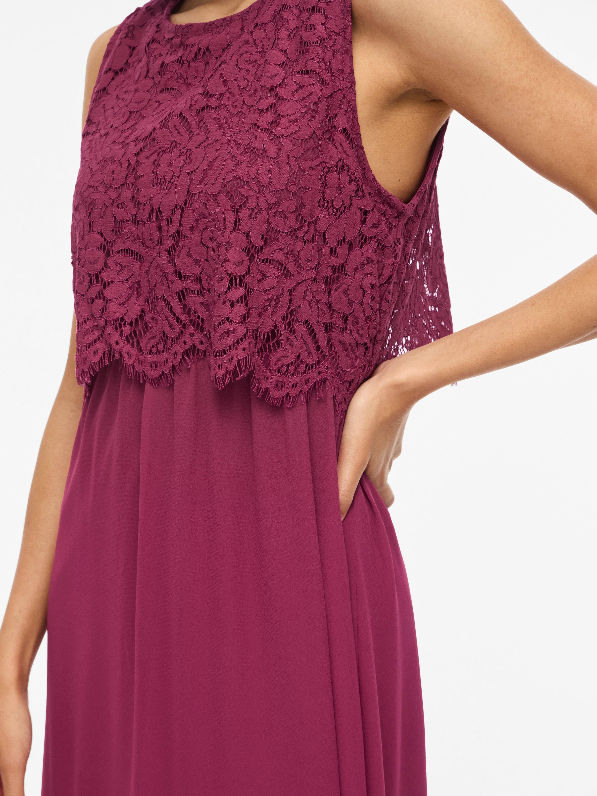 Vila Maxikleid »VIMILINA LACE DRESS - NOOS/DC«