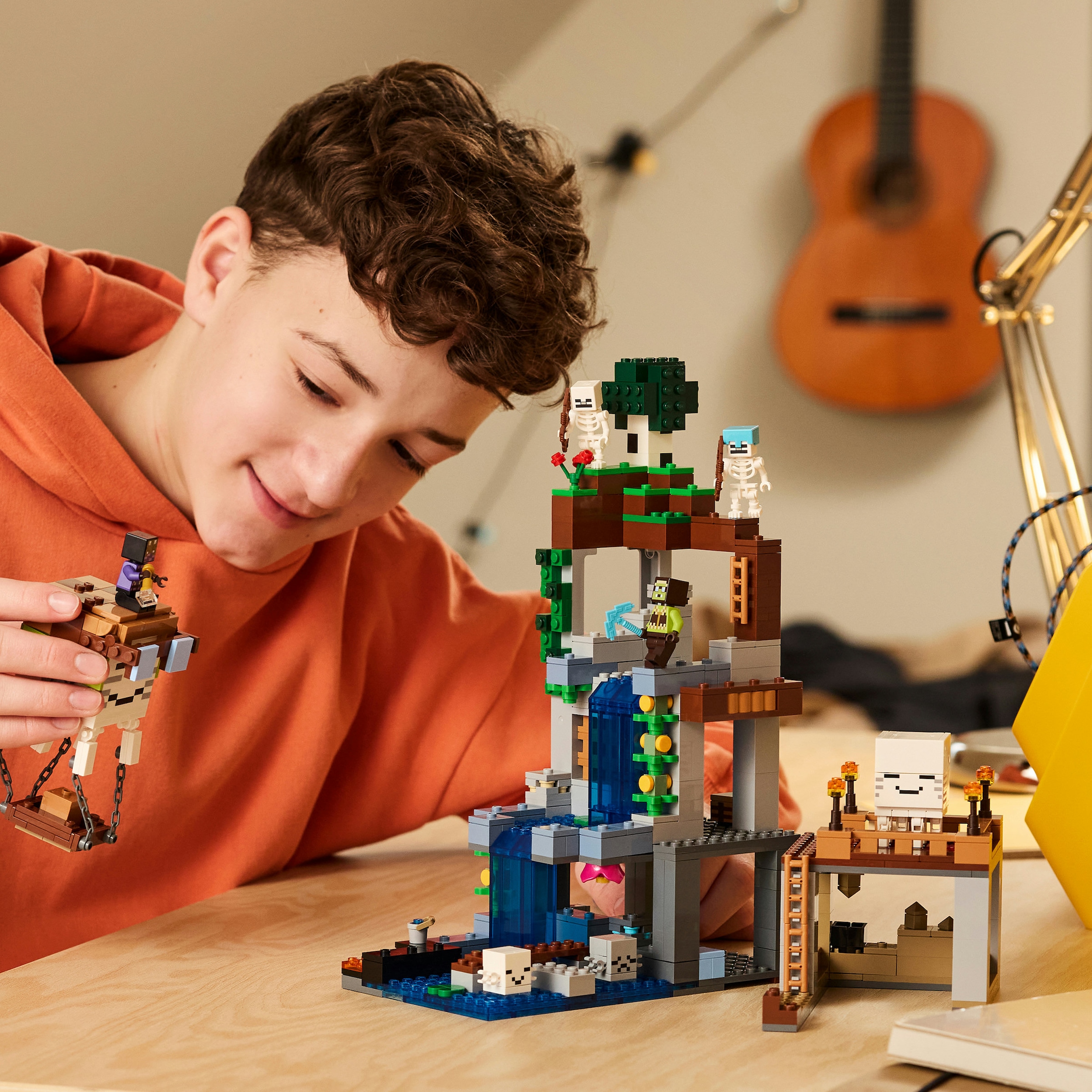 LEGO® Konstruktionsspielsteine »Ghast-Station (21597), LEGO Minecraft« Made in Europe