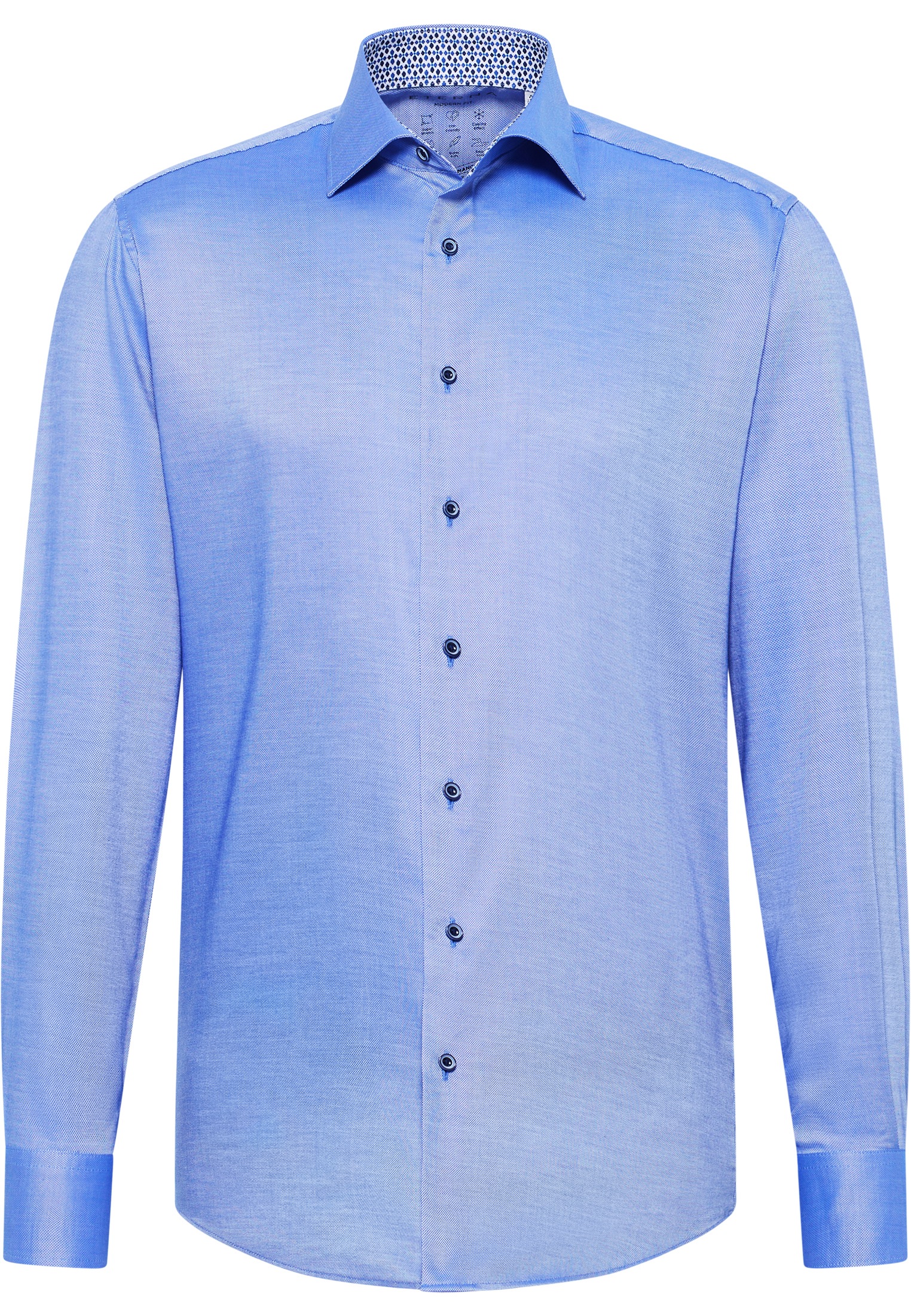Eterna Langarmhemd »MODERN FIT«, EASY IRON (bügelleicht)
