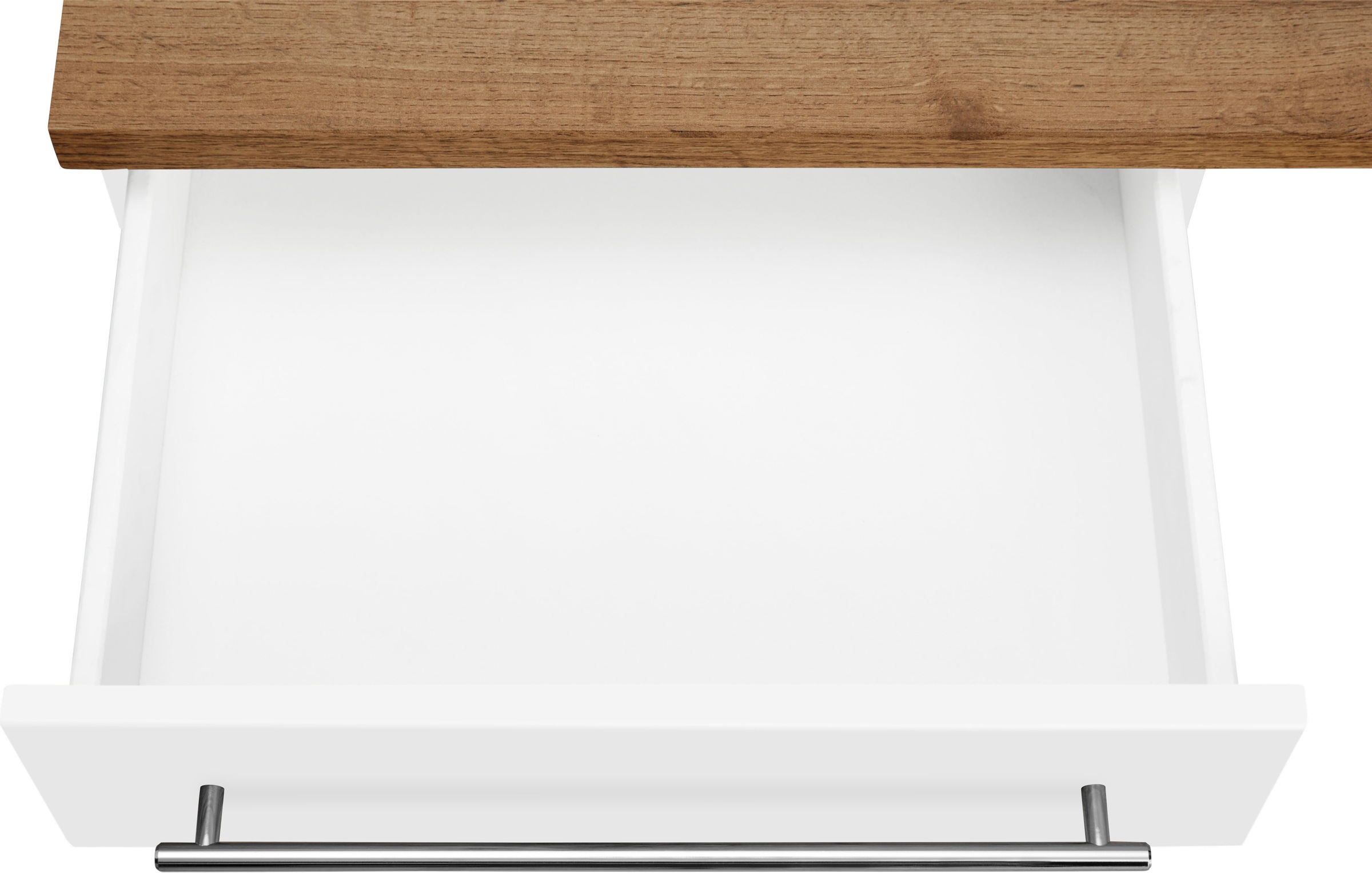 KOCHSTATION Winkelküche »KS-Samos« Stellbreite 340/120 cm, wahlweise mit E-Geräten, mit Arbeitsplatte