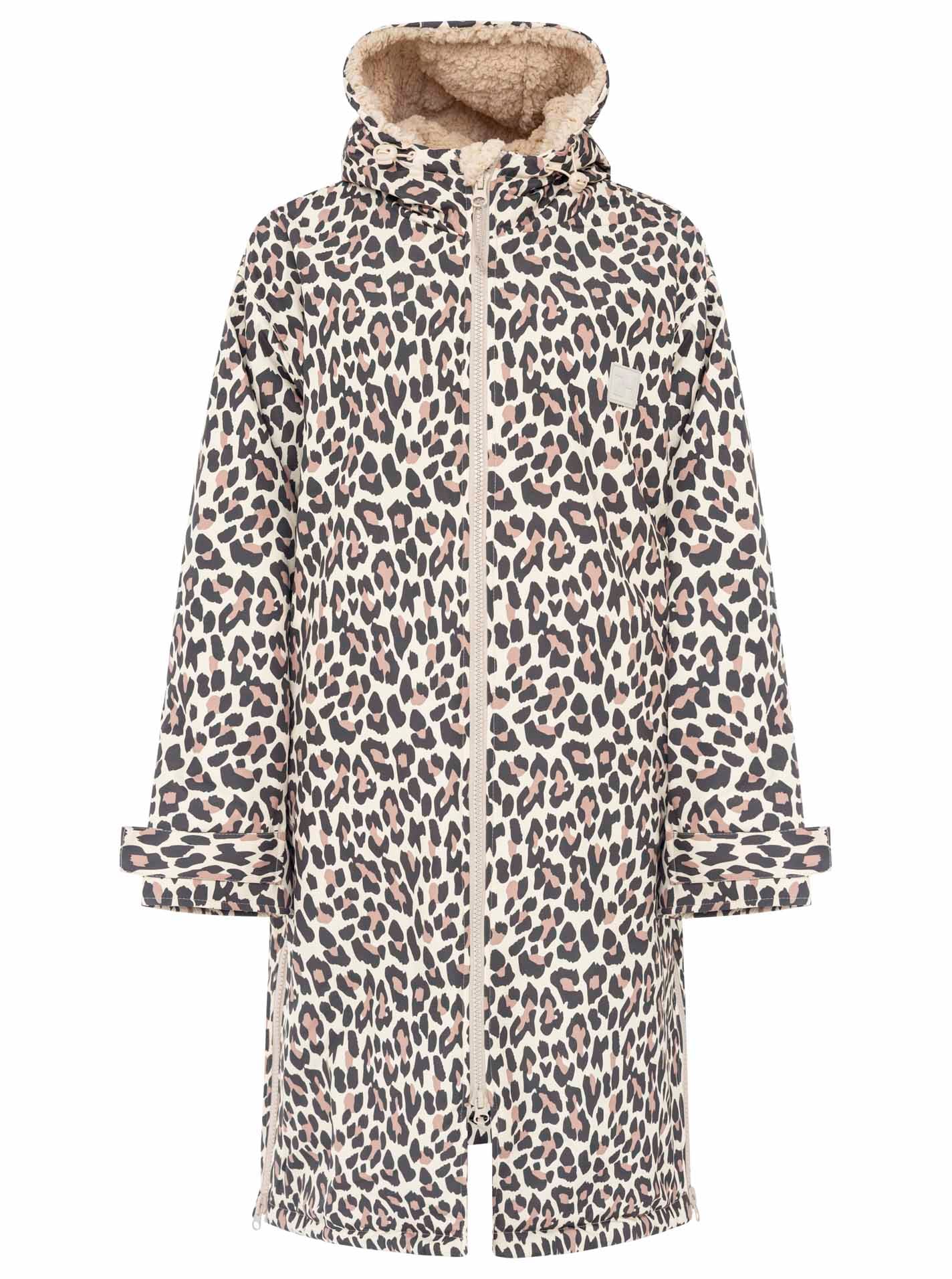 Zwillingsherz Kurzmantel »"Oversize Windjacke ZH"« seitliche Taschen, Kapuze, Reißverschluss, Teddy Futter, Oversized