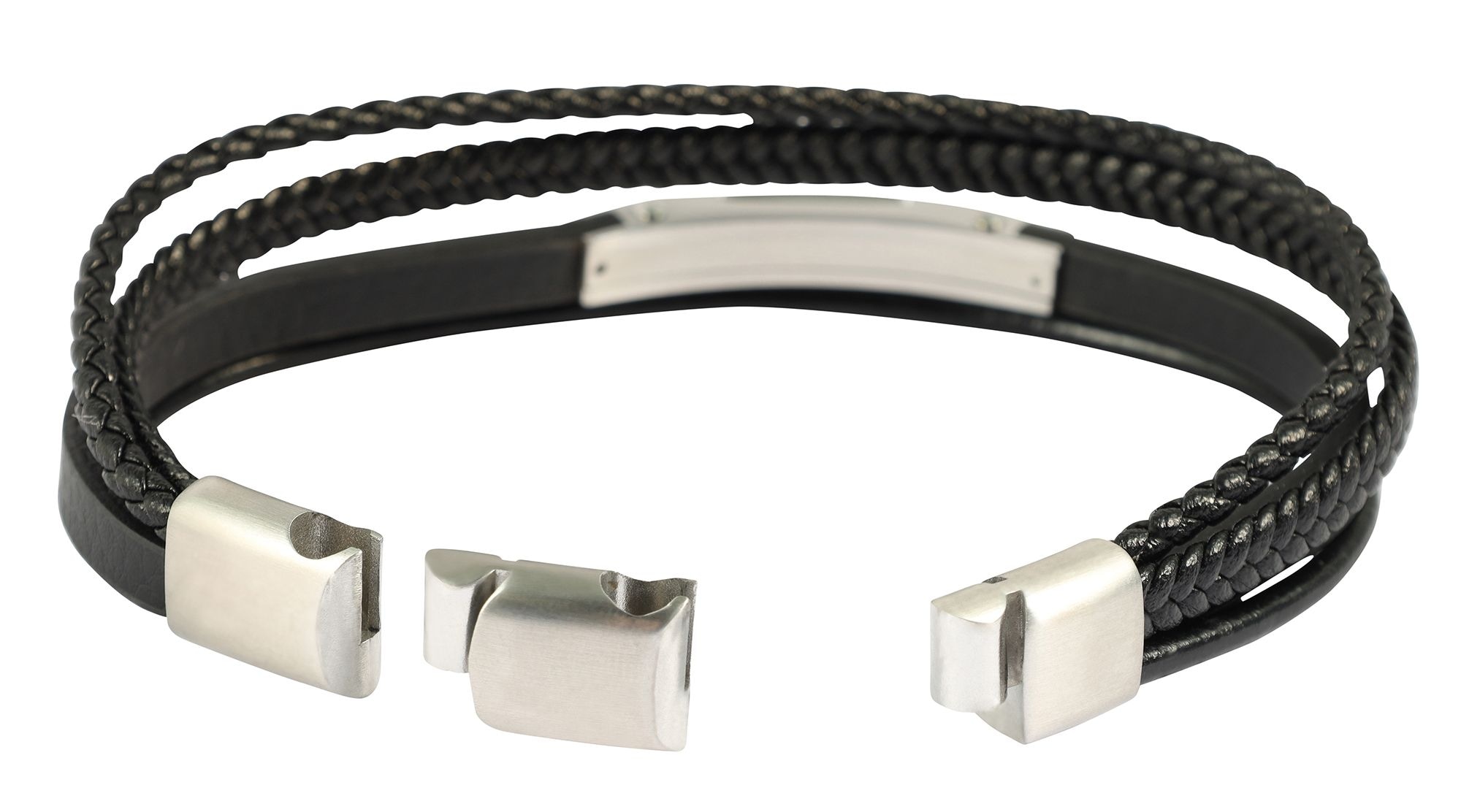 Adelia´s Lederarmband »Herren Armband ¿ Lederarmband aus Leder 19 cm«