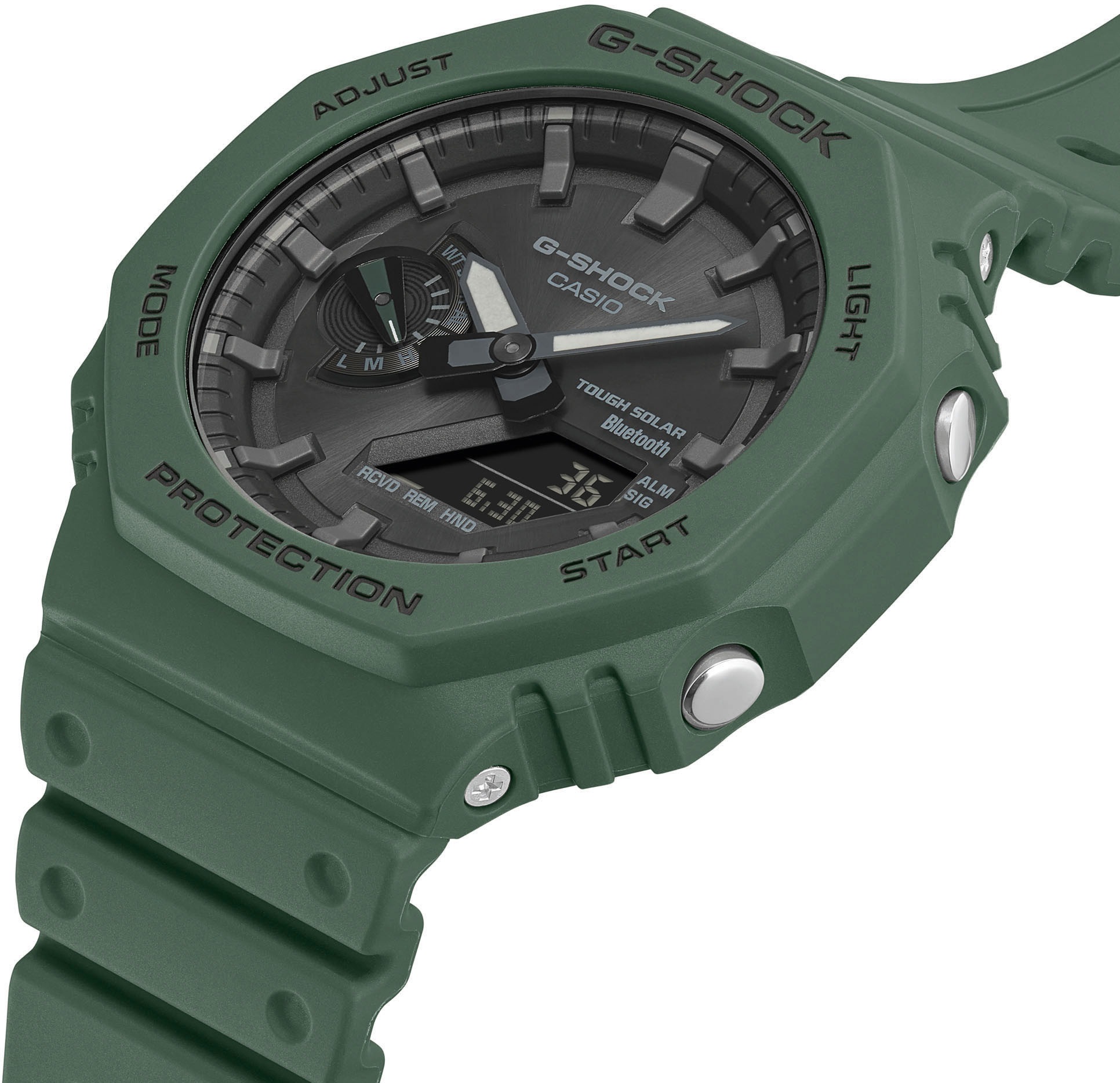 CASIO G-SHOCK Smartwatch »GA-B2100-1A1ER«, Solaruhr, Armbanduhr, Herrenuhr, Stoppfunktion, Weltzeit)