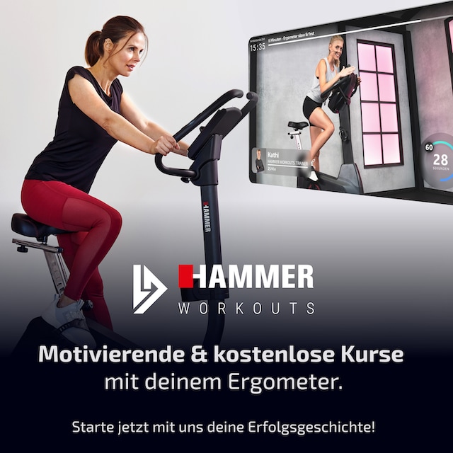 Hammer Liege-Heimtrainer »CleverFold RC5«, klappbar bei OTTO