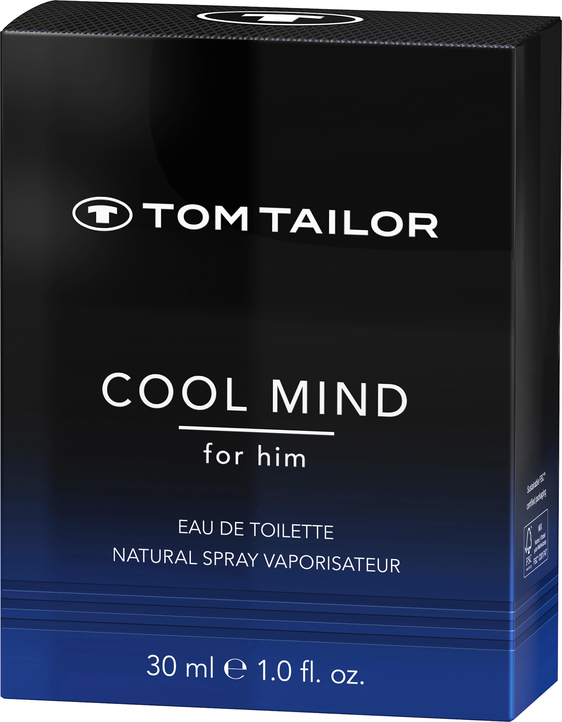 TOM TAILOR Eau de Toilette »COOL MIND« orientalische Duftrichtung, Kopfnote aus Zimt und Ananas