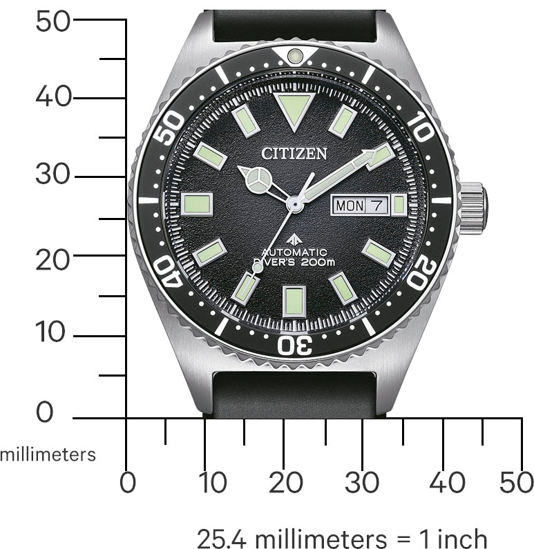 Citizen Automatikuhr »Promaster Mechanical Diver«, Armbanduhr, Herrenuhr, Damenuhr, Taucheruhr, bis 20 bar wasserdicht