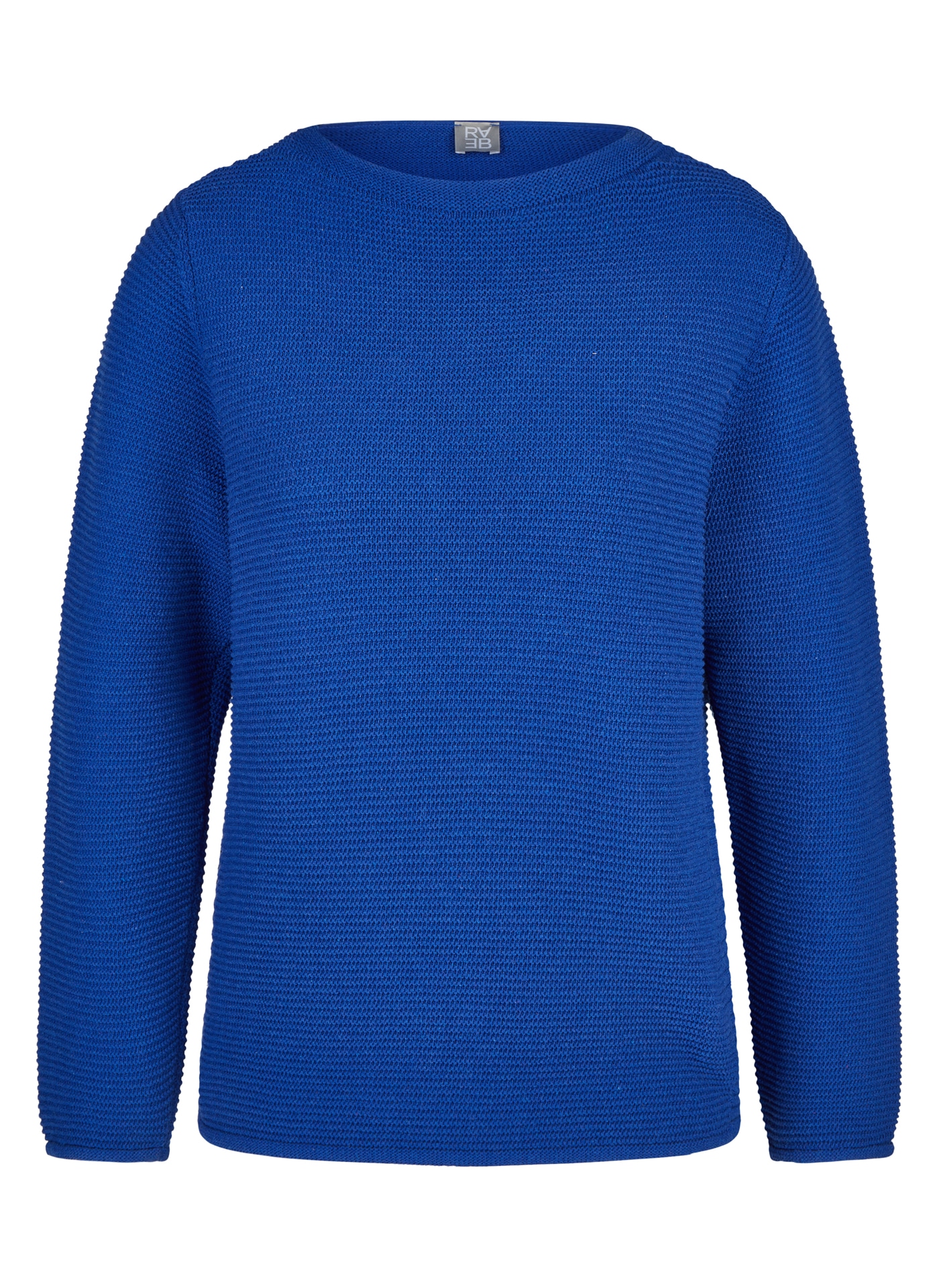 Rabe Strickpullover mit feiner Struktur / Rundhals