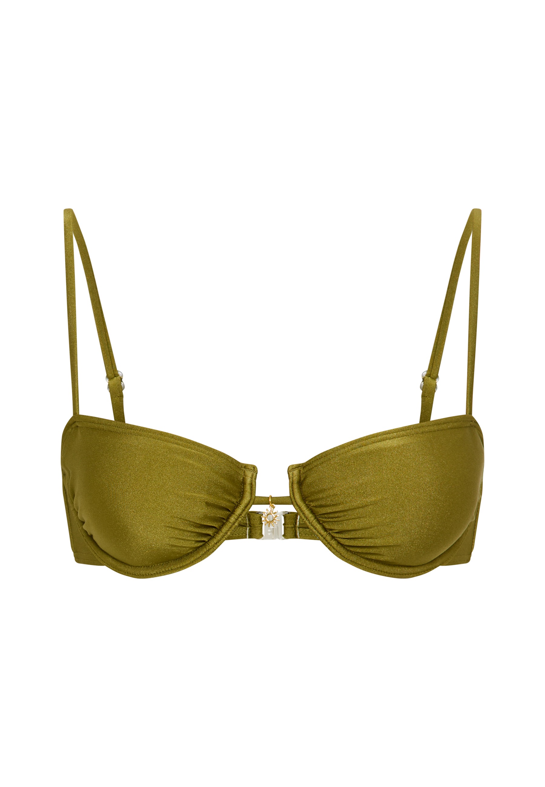 LSCN by LASCANA Bügel-Bikini-Top »Sunny« in trendiger Glanzware