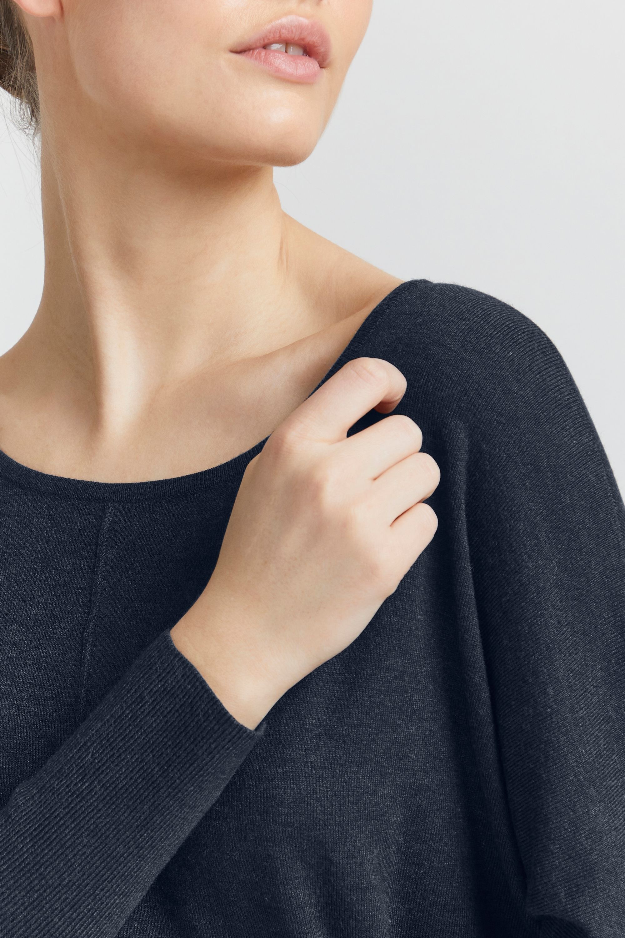 OXMO Strickfleece-Pullover »Strickpullover OXHerdis«