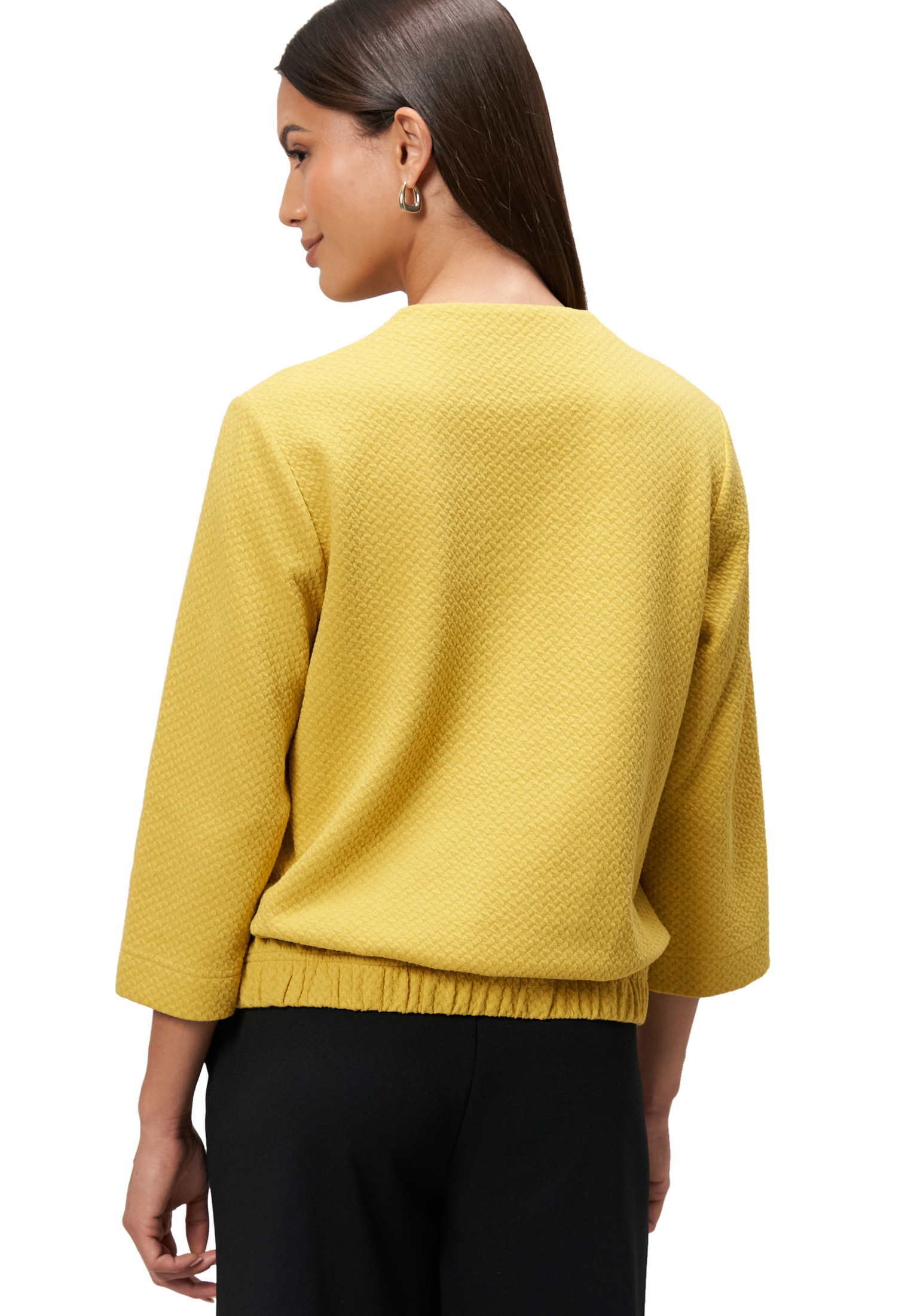 Zero Sweatshirt »Sweatshirt mit Strukturmuster«