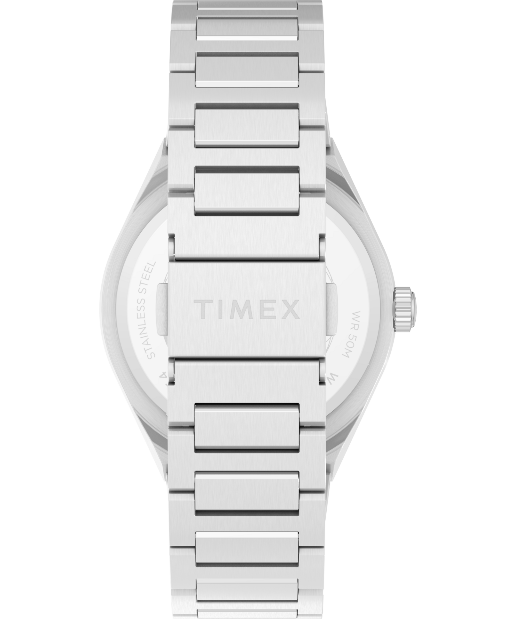 Timex Quarzuhr »CONTINENTAL« Armbanduhr, Herrenuhr, Edelstahlarmband, Datum, Leuchtzeiger