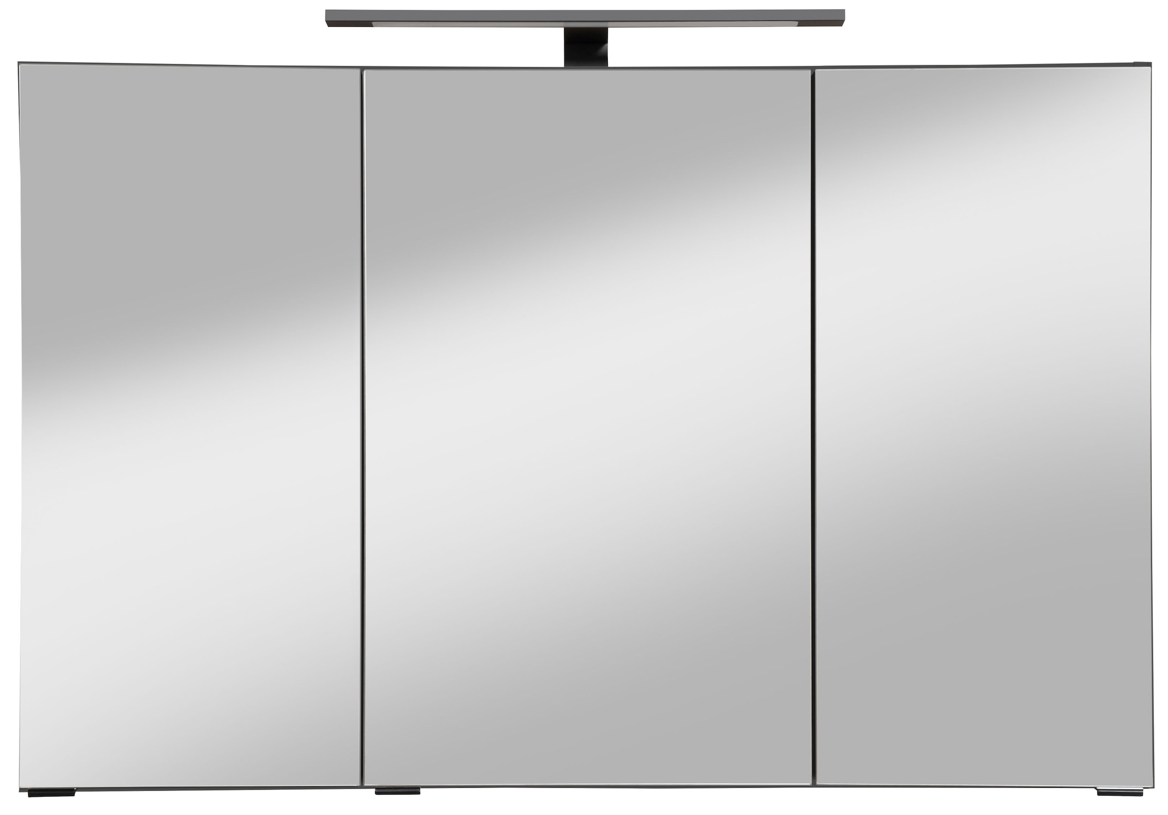 HELD MÖBEL Spiegelschrank »Trento«, Breite 100 cm, mit 3D-Effekt,  Spiegeltüren, Inklusive LED-Beleuchtung bei OTTO