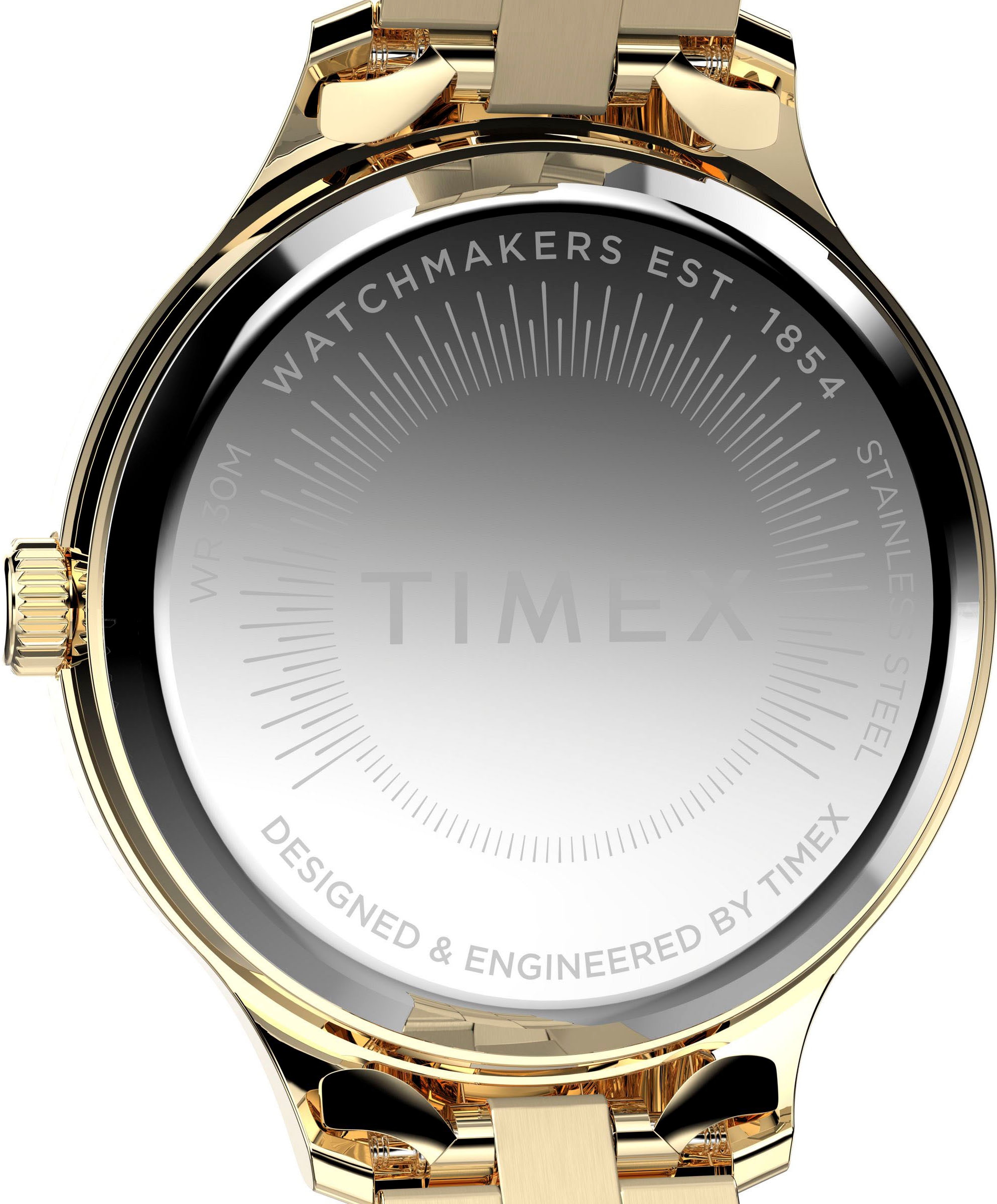 Timex Quarzuhr »PEYTON«, Armbanduhr, Damenuhr,Edelstahlarmband,analog