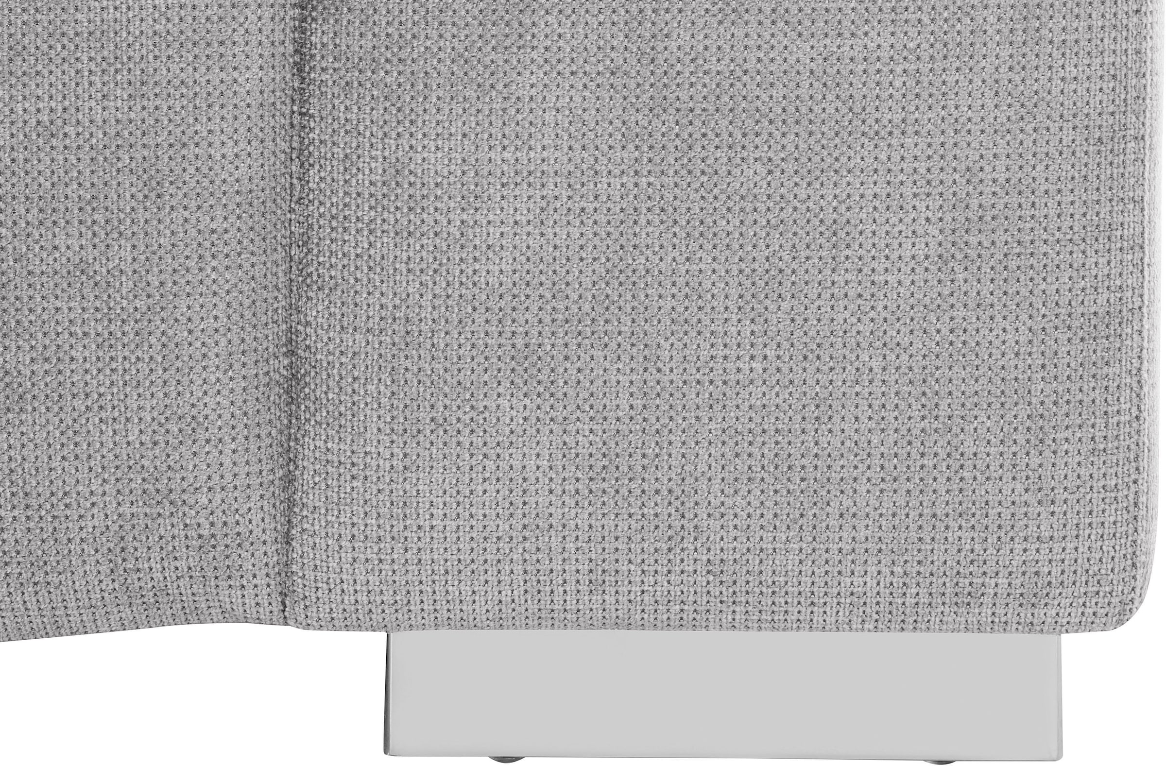COTTA Ecksofa »Orion L-Form«, mit Kopfteilverstellung & 5 Nierenkissen