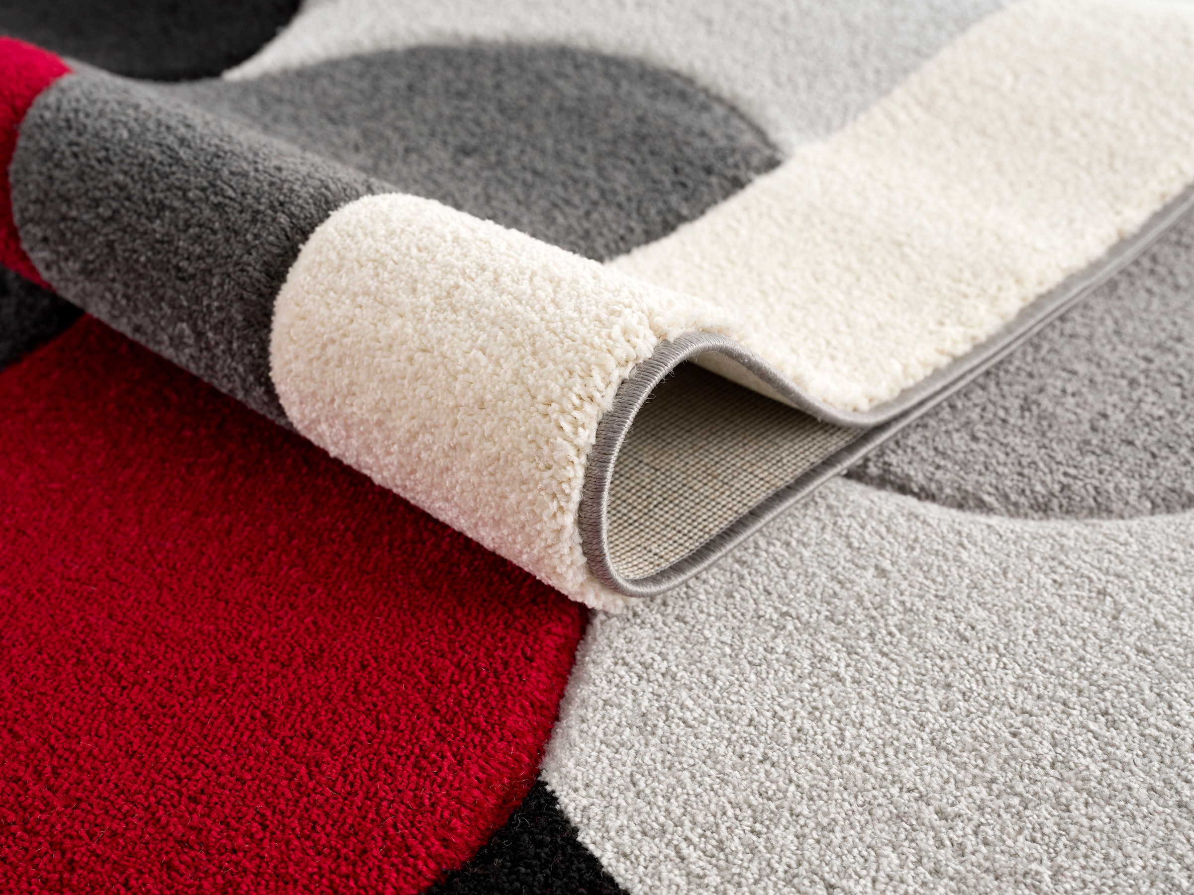 my home Teppich »Pautz«, rechteckig, handgearbeiteter Konturenschnitt, Hoch- Tief-Effekt, wende-Teppich kaufen bei OTTO | Kurzflor-Teppiche